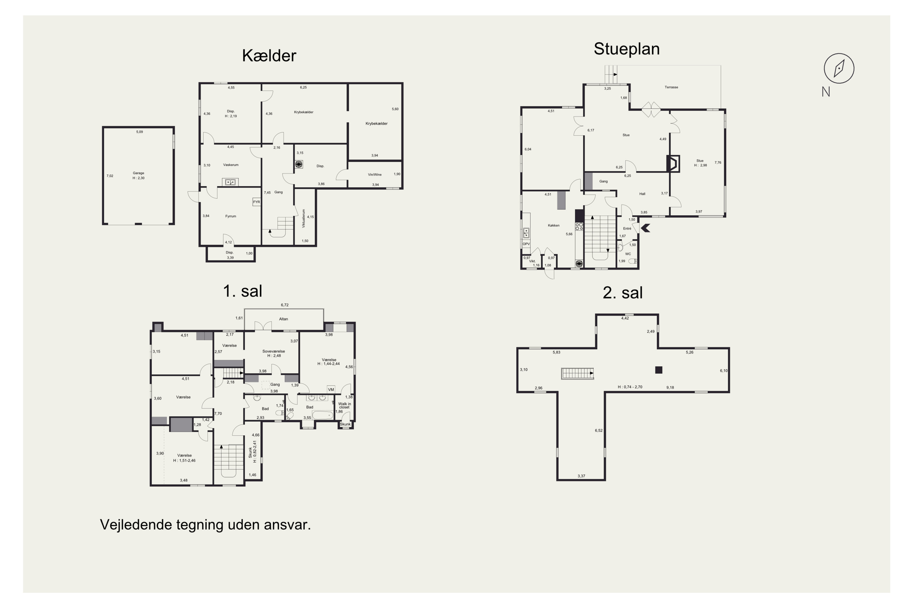 Plantegninger billede af Barsehøj 10, 2900 Hellerup