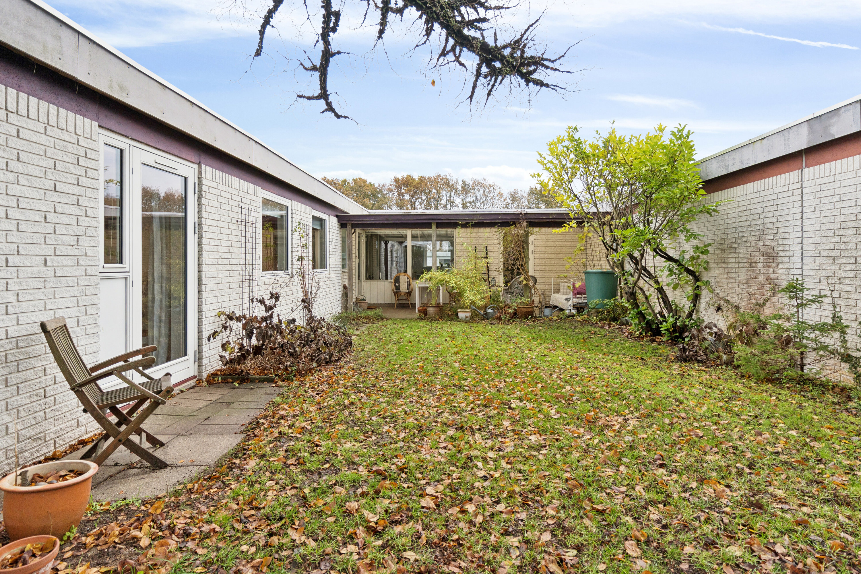 Fremhævet set fra haven billede i fuldskærmstilstand. Billede af Præstevej 131, Korup, 5210 Odense NV