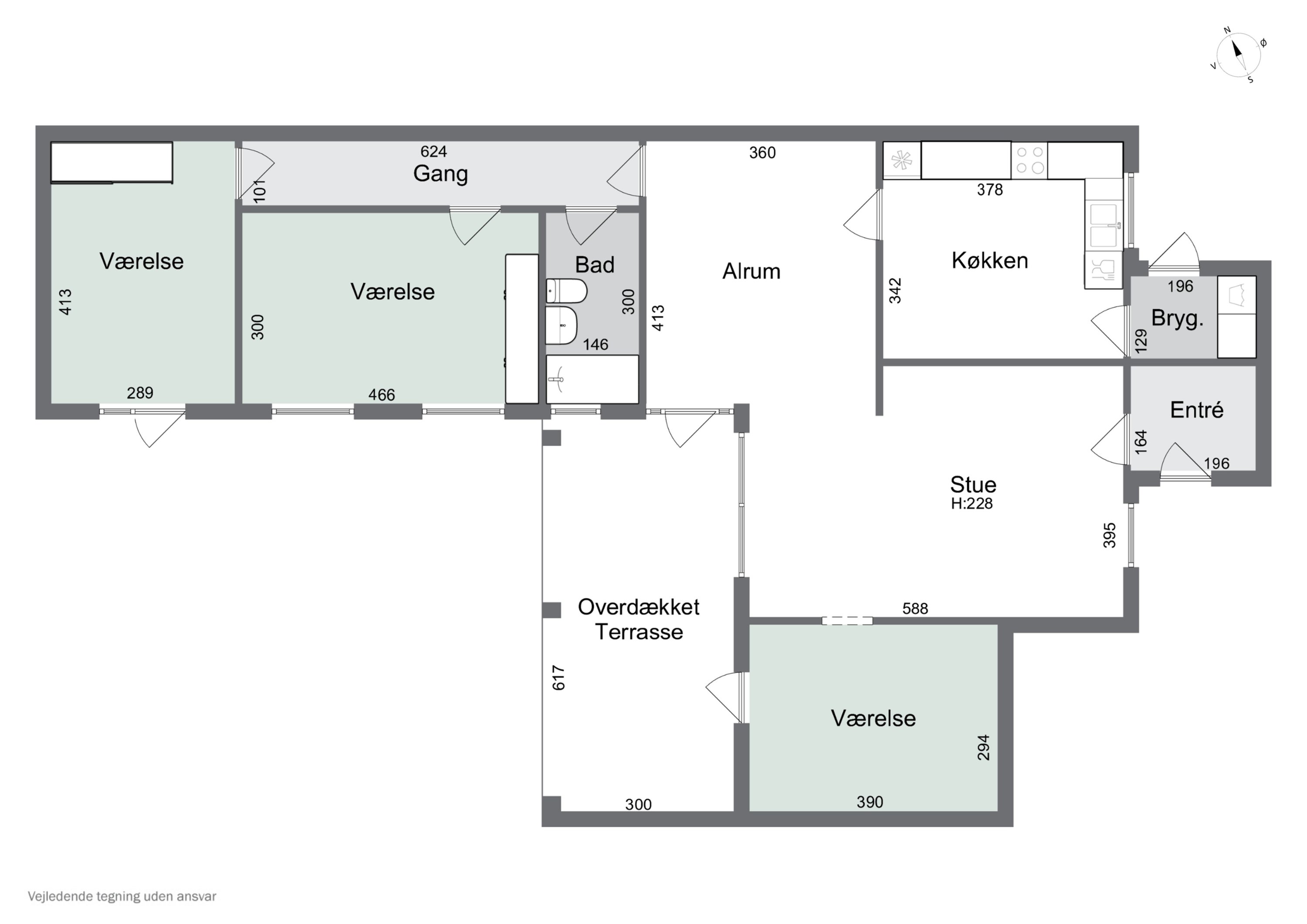 Plantegninger billede af Præstevej 131, Korup, 5210 Odense NV