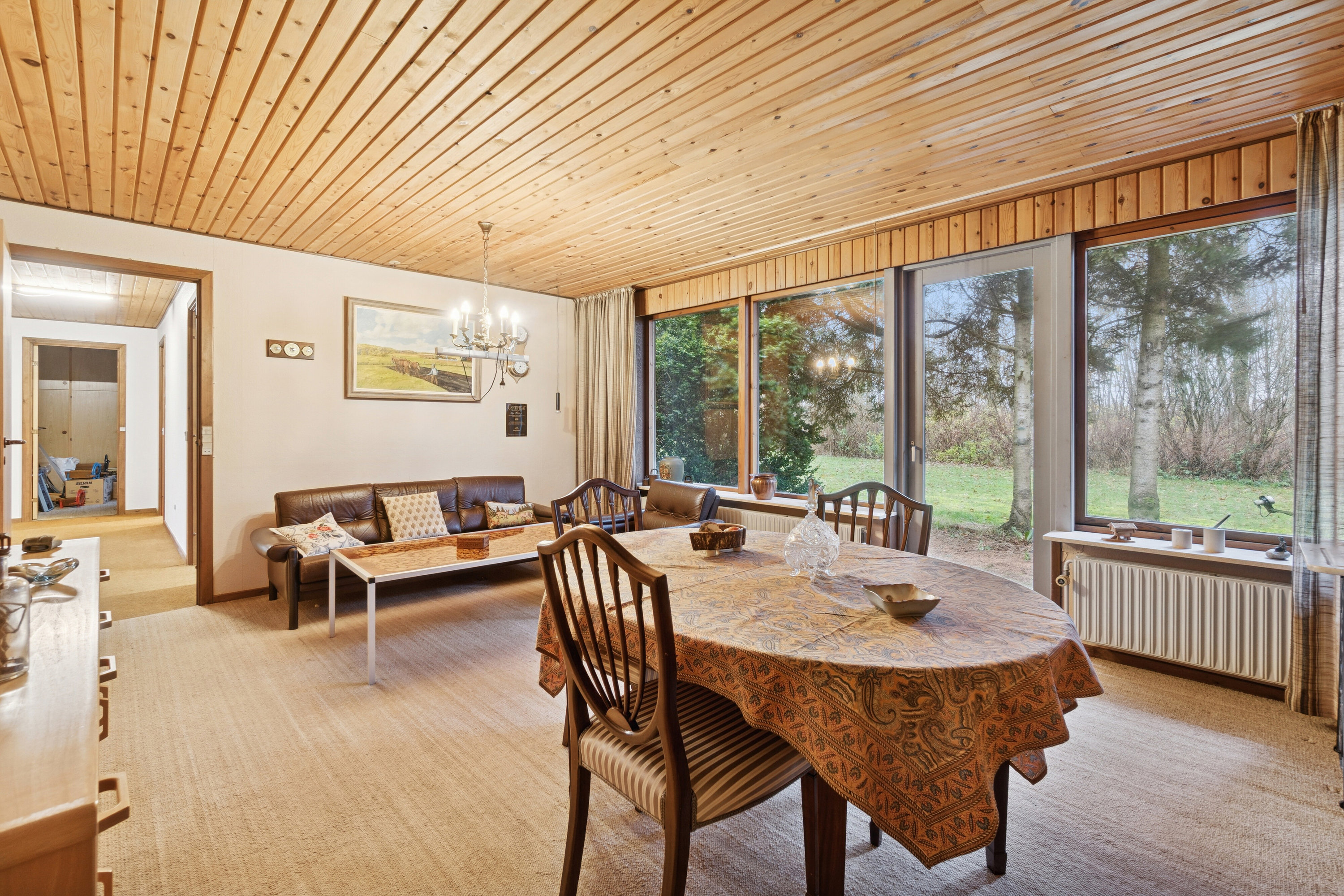 Fremhævet spisestue billede i fuldskærmstilstand. Billede af Poppelvej 27, 8882 Fårvang