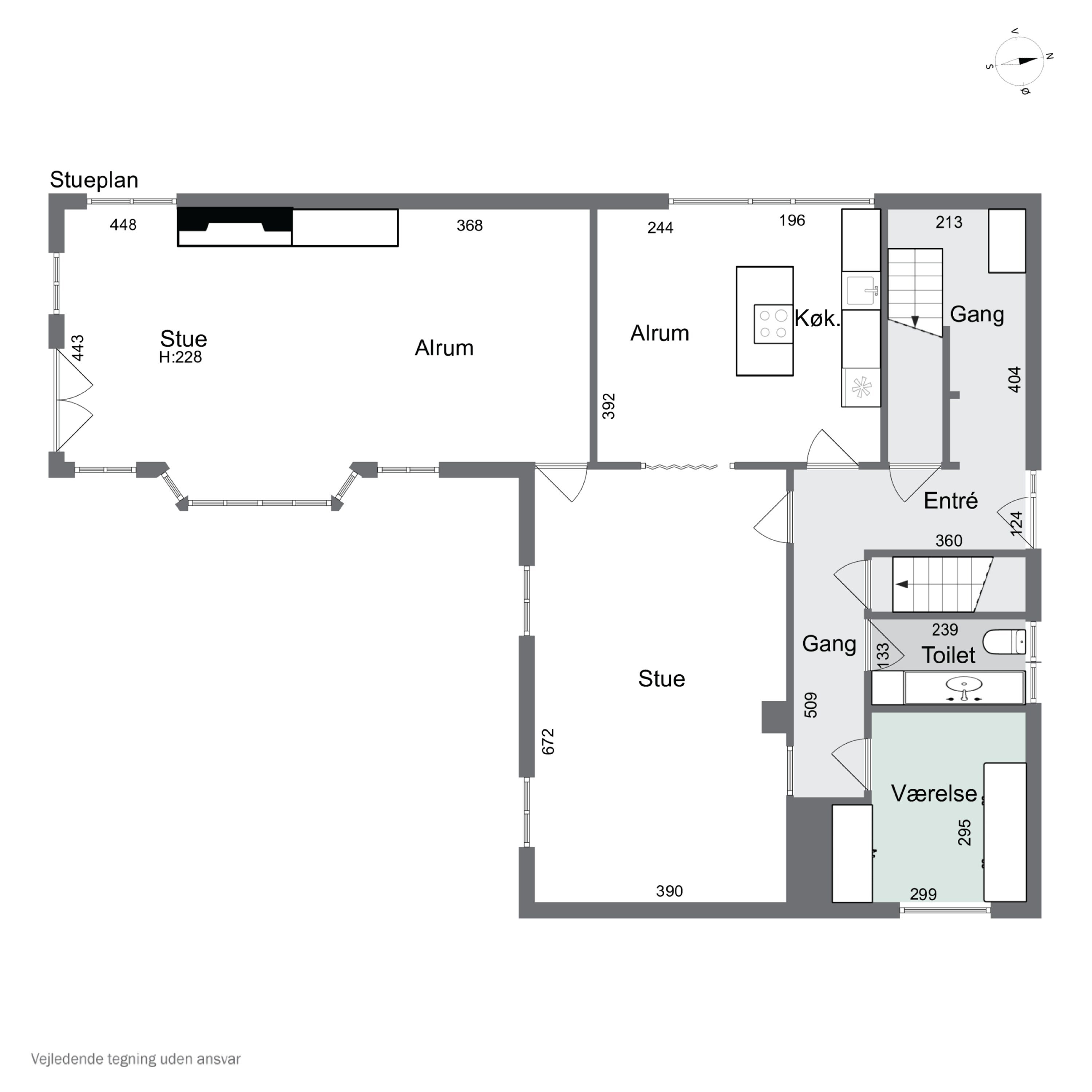 Plantegninger billede af Frøslevvej 37, 6330 Padborg
