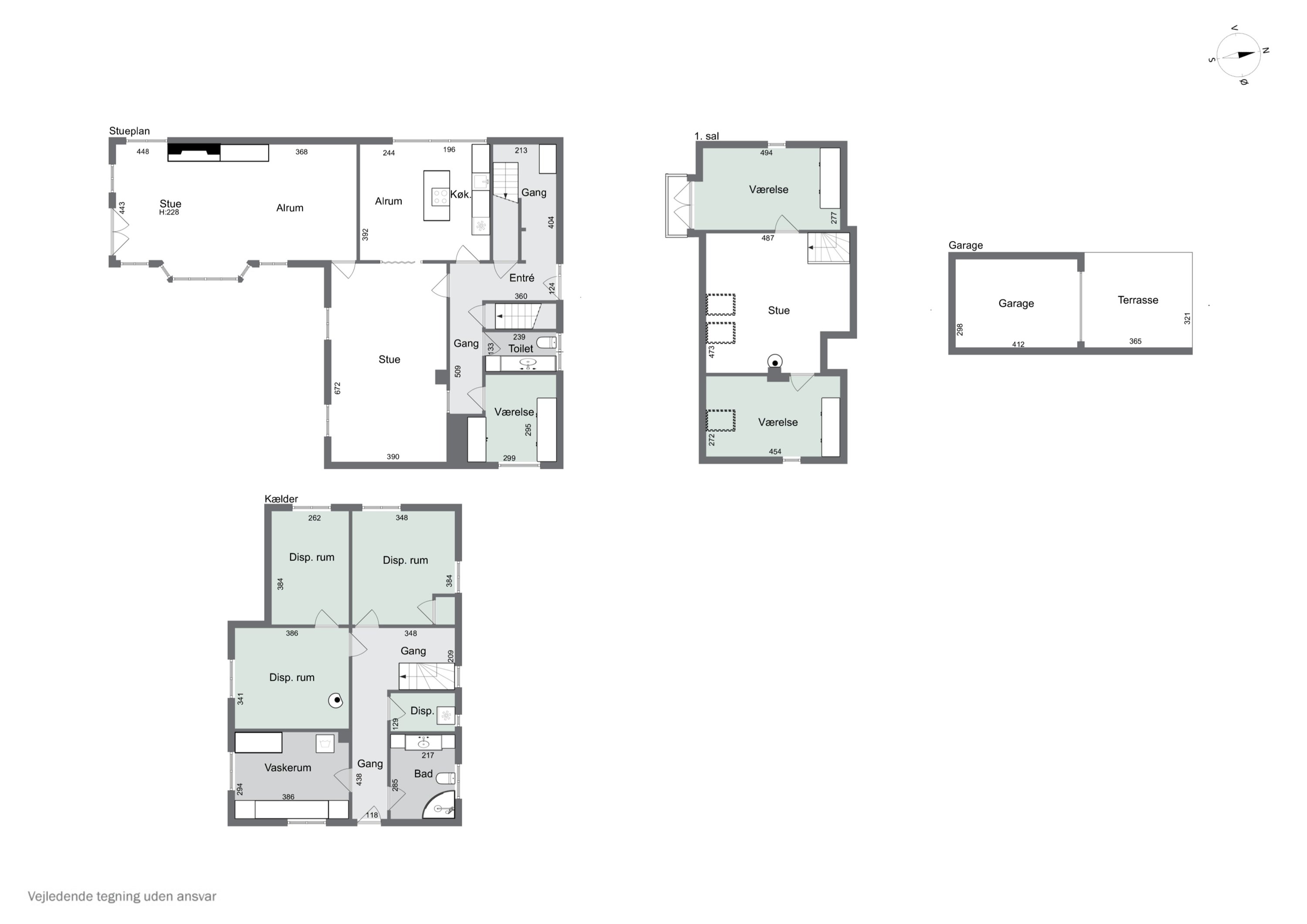 Plantegninger billede af Frøslevvej 37, 6330 Padborg