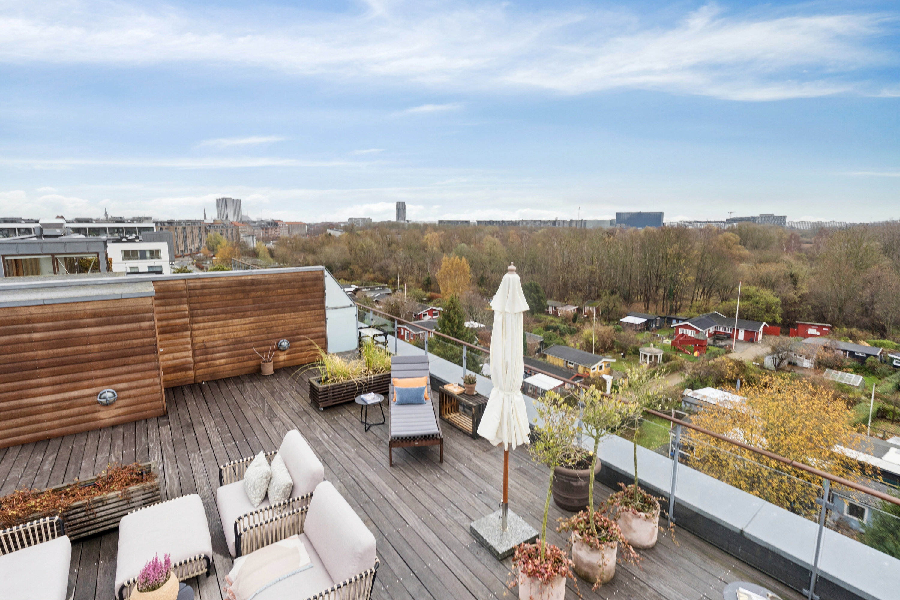 Miniaturebillede 1: tagterrasse. Billede af Artillerivej 114, 5., 2300 København S