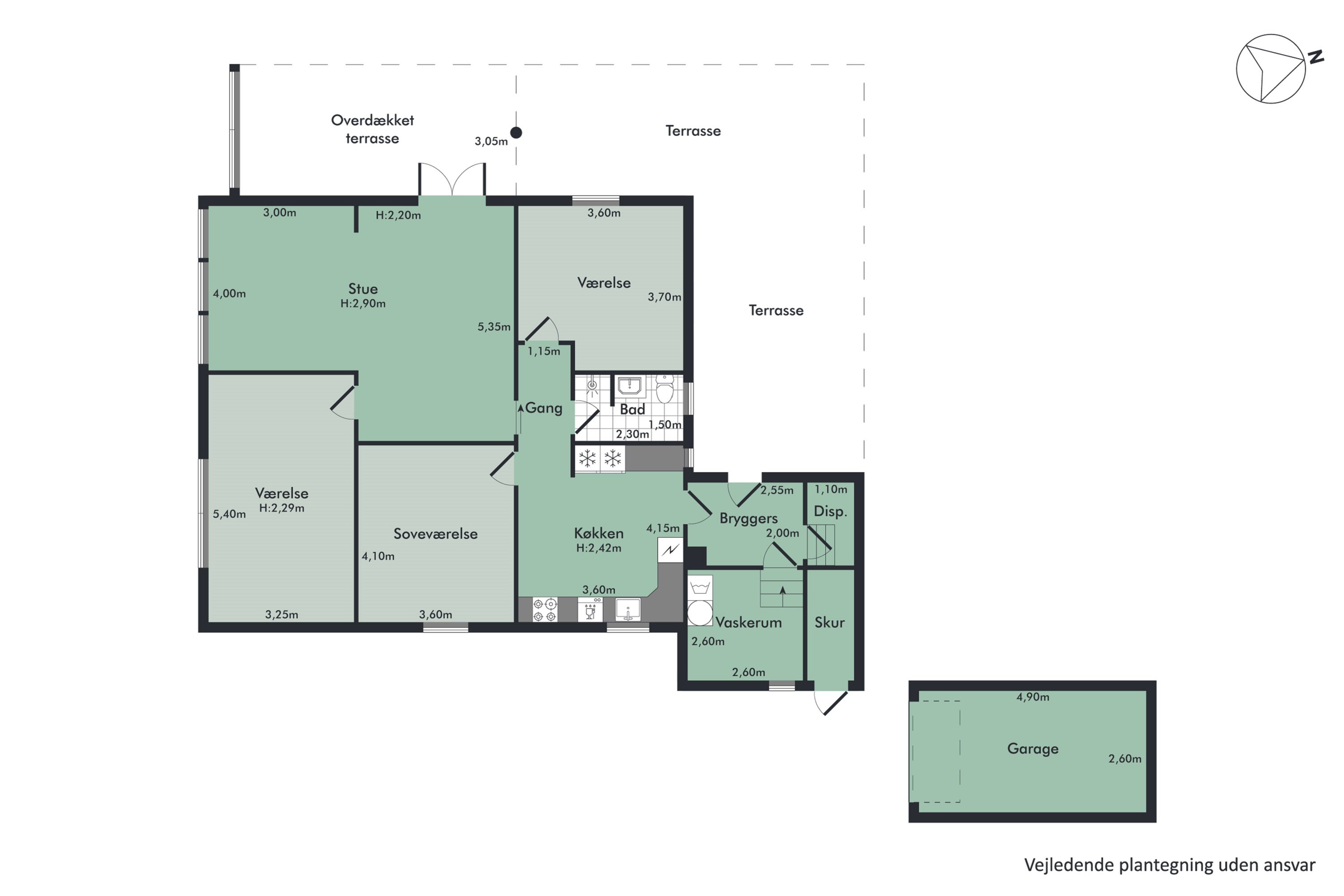 Plantegninger billede af Rungsvej 58, 9200 Aalborg SV