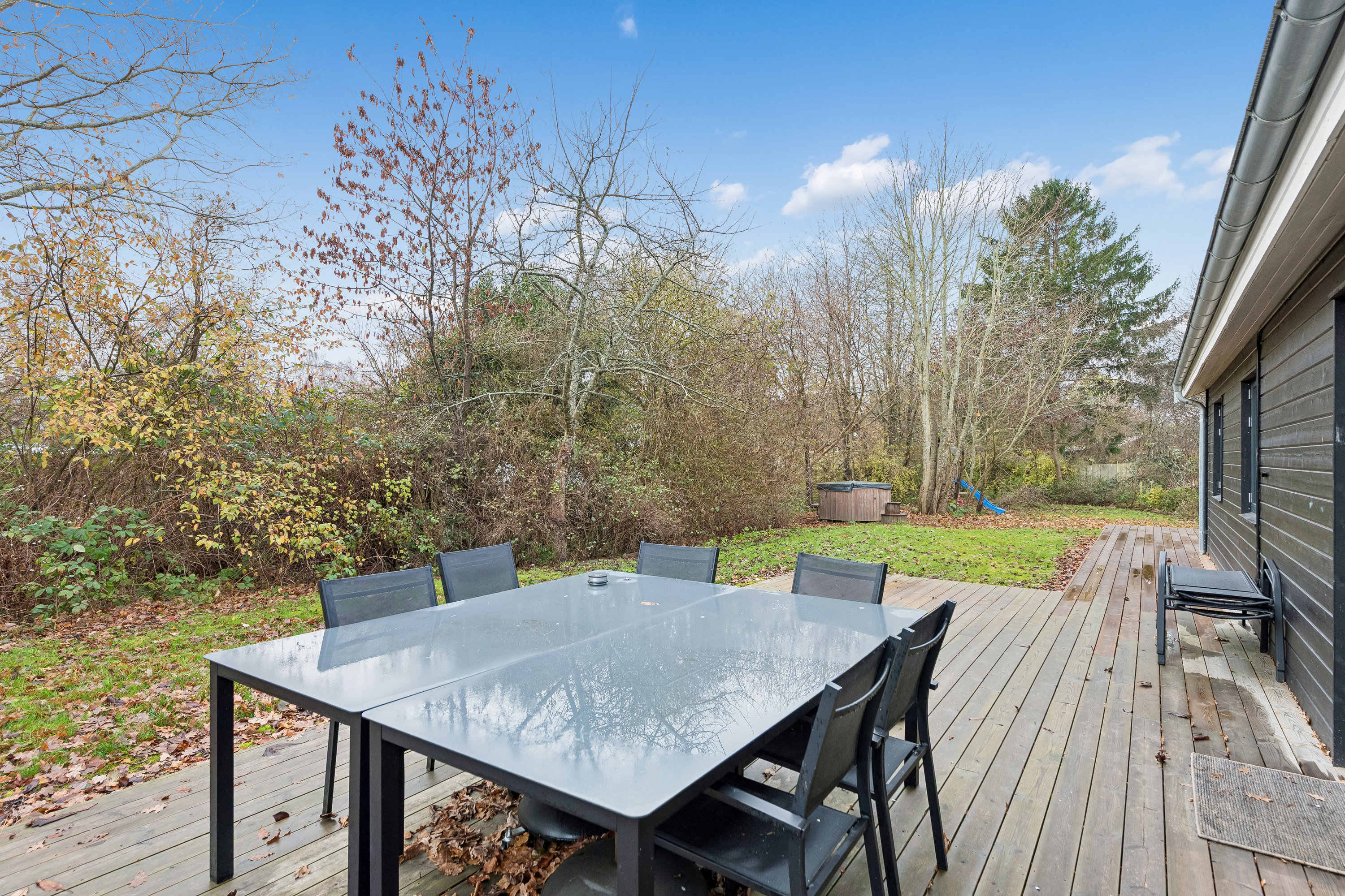 Fremhævet terrasse billede i fuldskærmstilstand. Billede af Steenkile-Åsen 5, Udsholt, 3230 Græsted