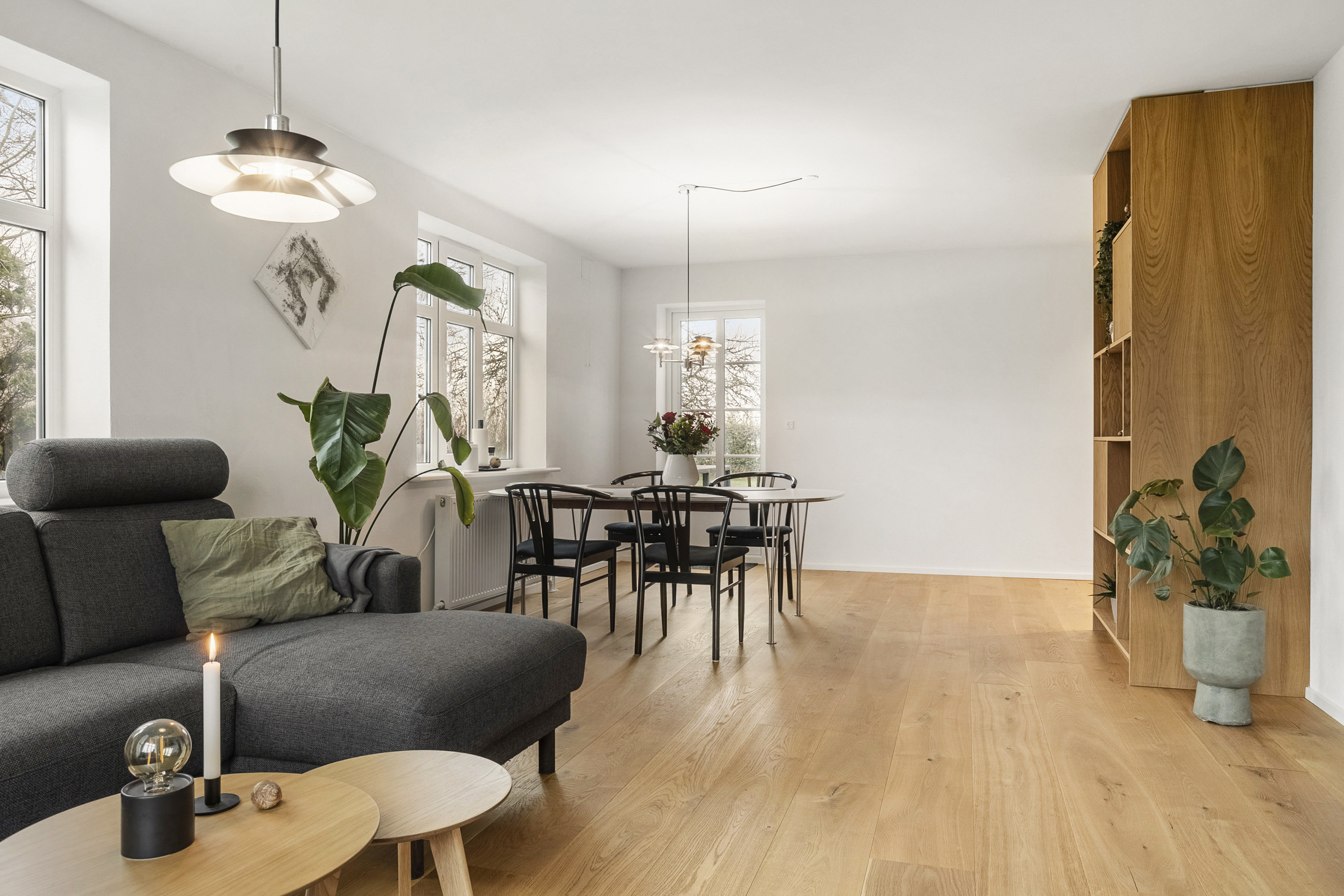 Fremhævet stue billede i fuldskærmstilstand. Billede af Skravevej 8, Københoved, 6630 Rødding