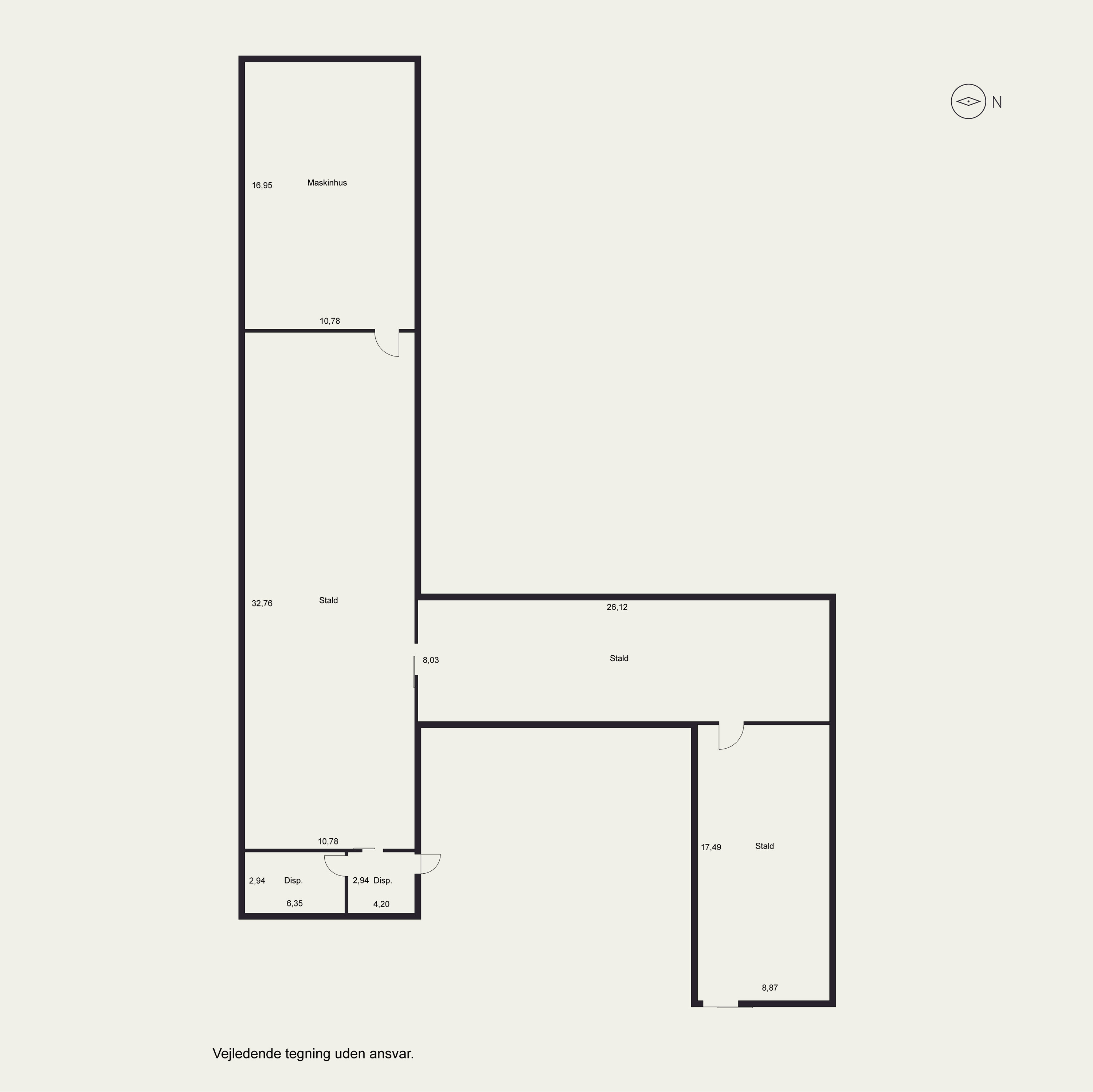 Plantegninger billede af Vr Bjerremosevej 23, Horne, 6800 Varde
