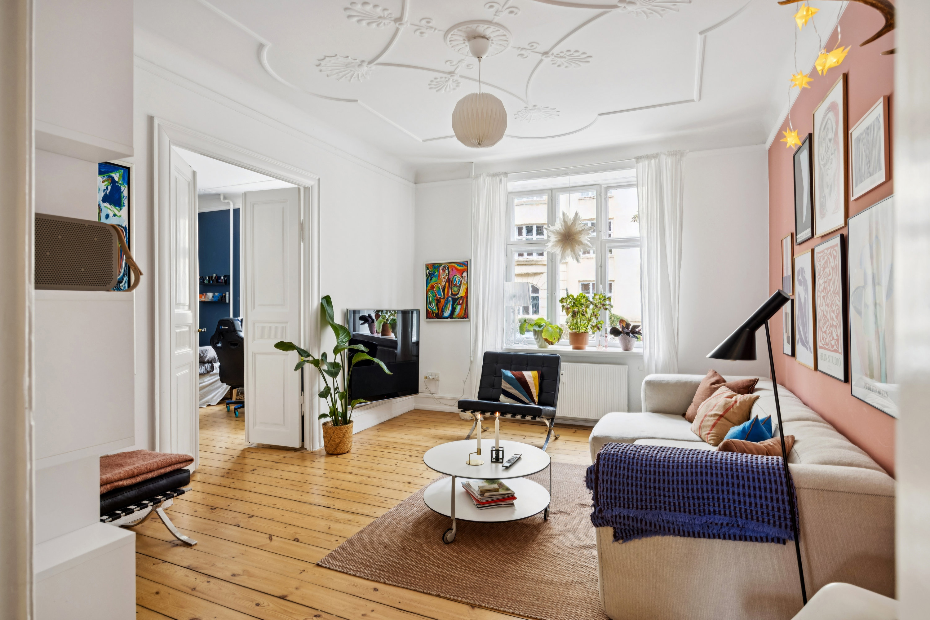 Miniaturebillede 1: værelse. Billede af Henrik Steffens Vej 6, st.. th., 1866 Frederiksberg C