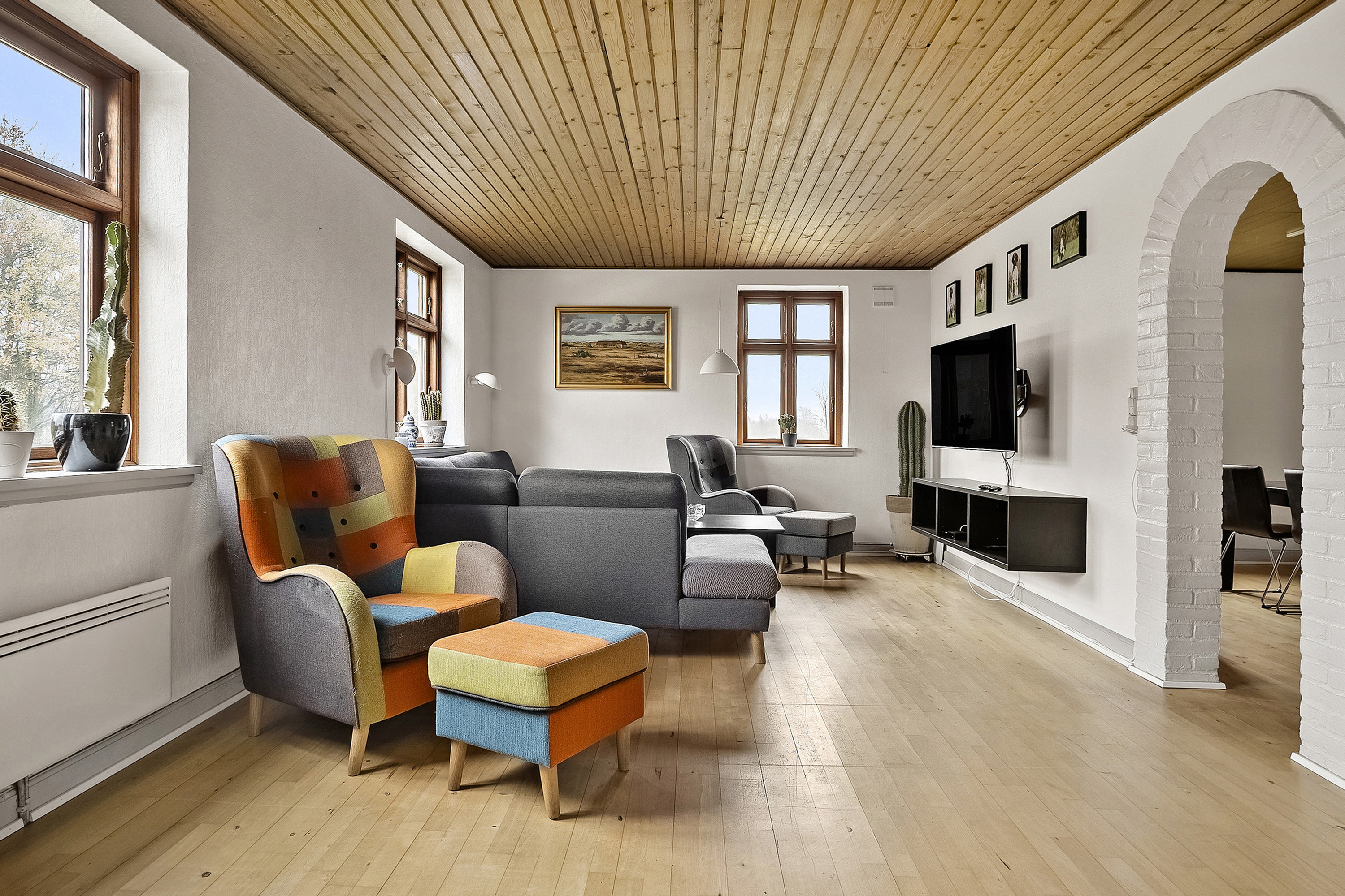 Fremhævet stue billede i fuldskærmstilstand. Billede af Bjerrevej 374, Gramrode, 7130 Juelsminde