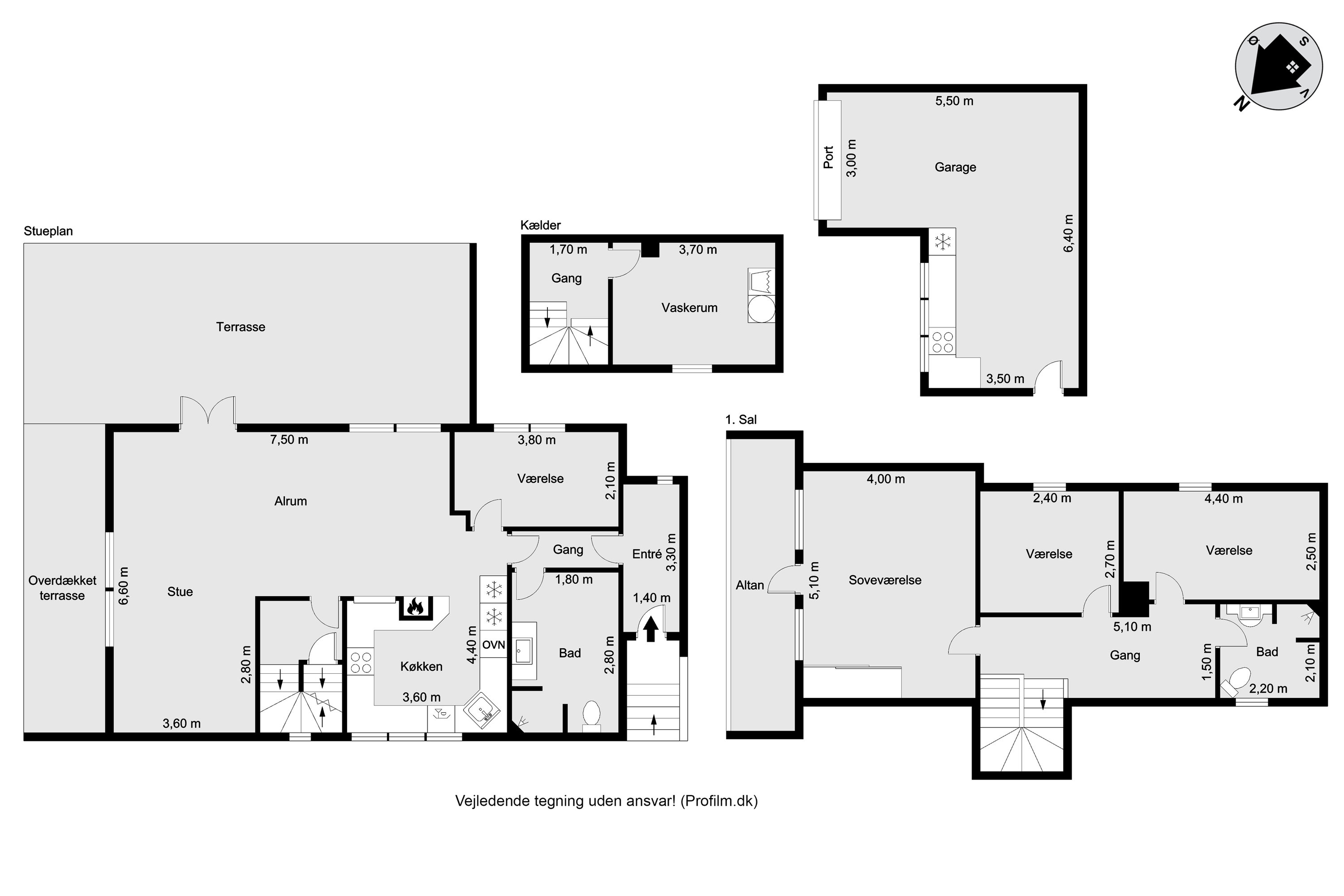 Plantegninger billede af Jagtvej 10, 7680 Thyborøn