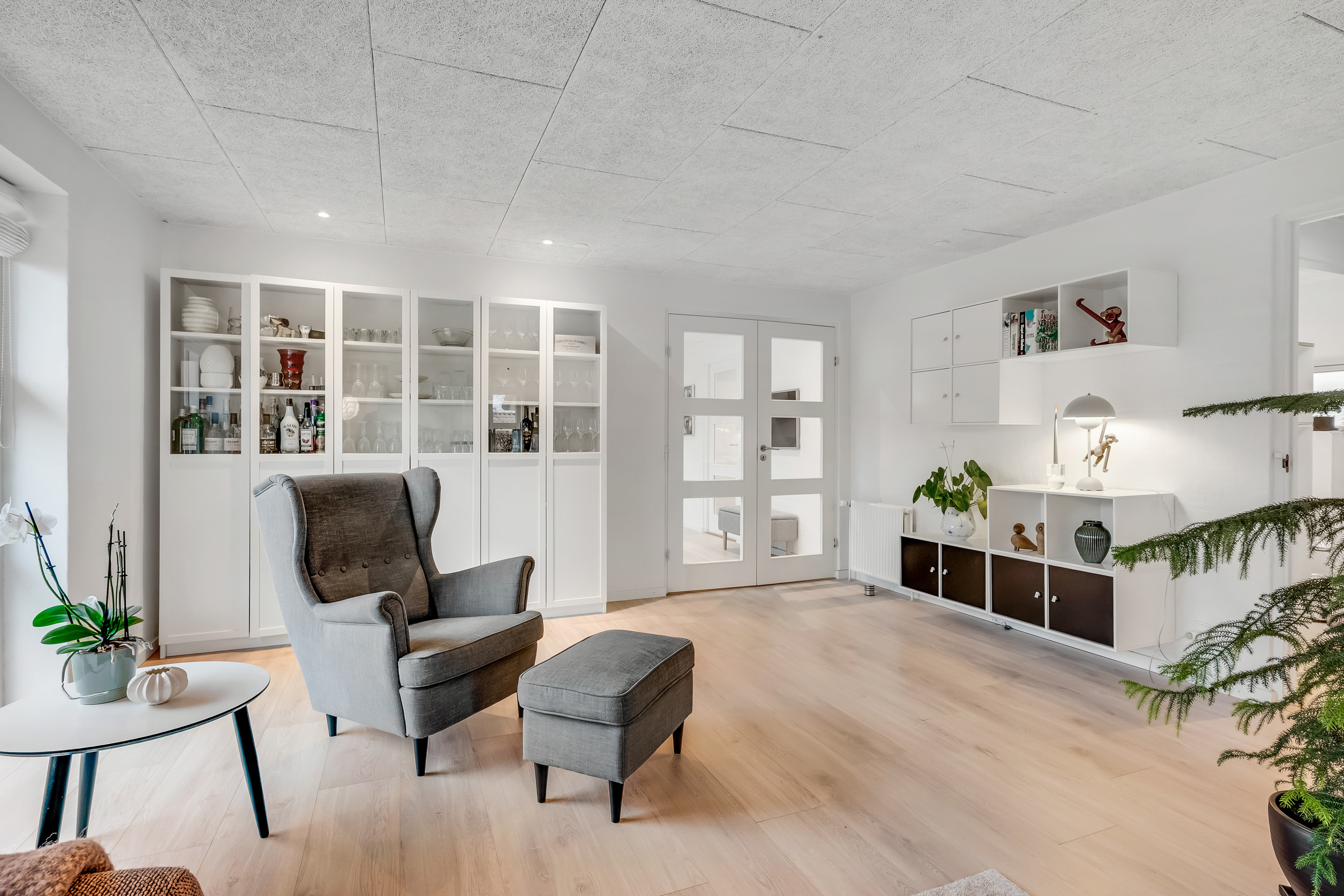 Fremhævet stue billede i fuldskærmstilstand. Billede af Webersvej 51, 7500 Holstebro