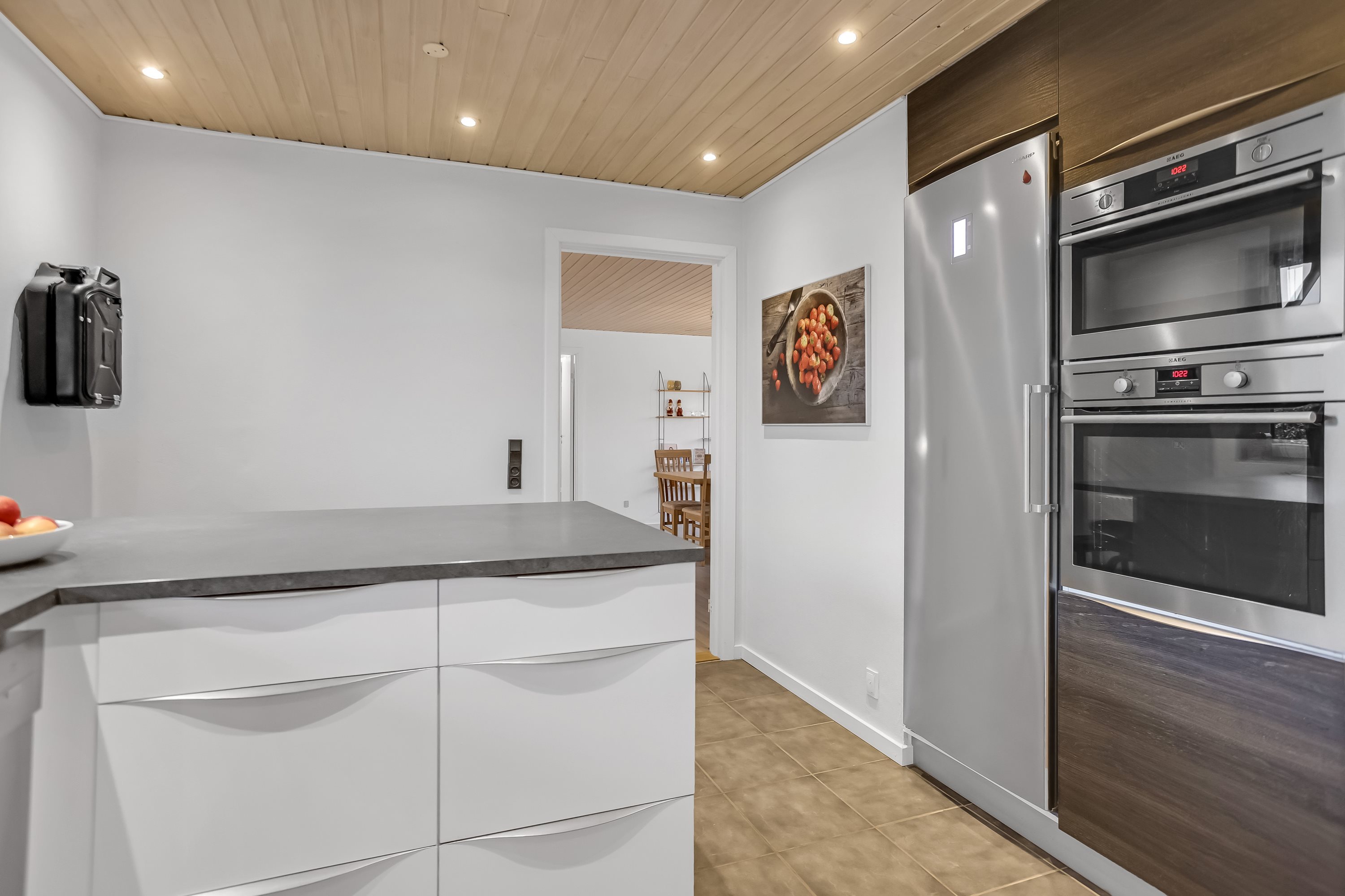 Fremhævet køkken billede i fuldskærmstilstand. Billede af Birkebakken 5, Vridsted, 7800 Skive