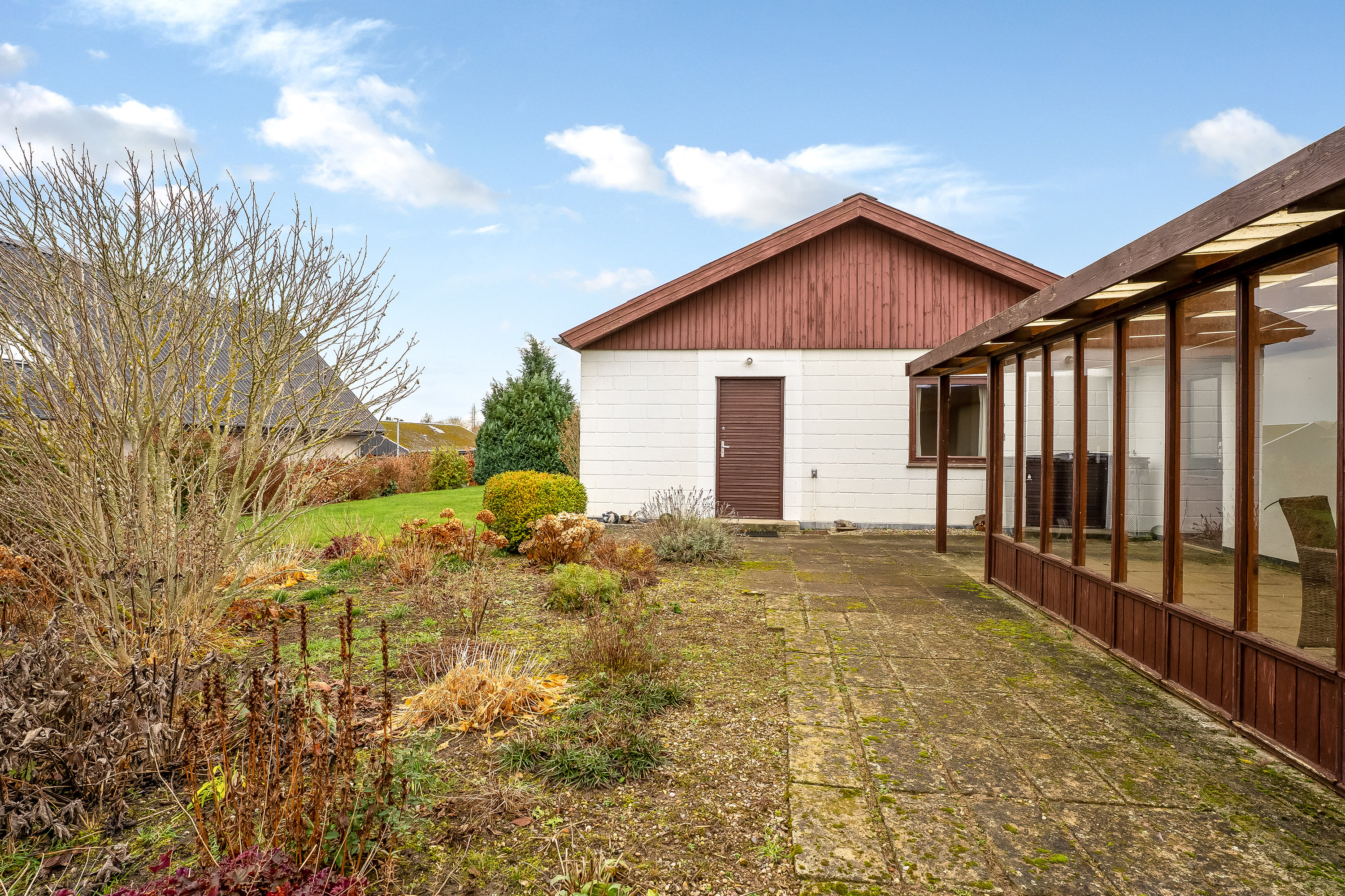 Fremhævet terrasse billede i fuldskærmstilstand. Billede af Boisens Vej 6, 4930 Maribo