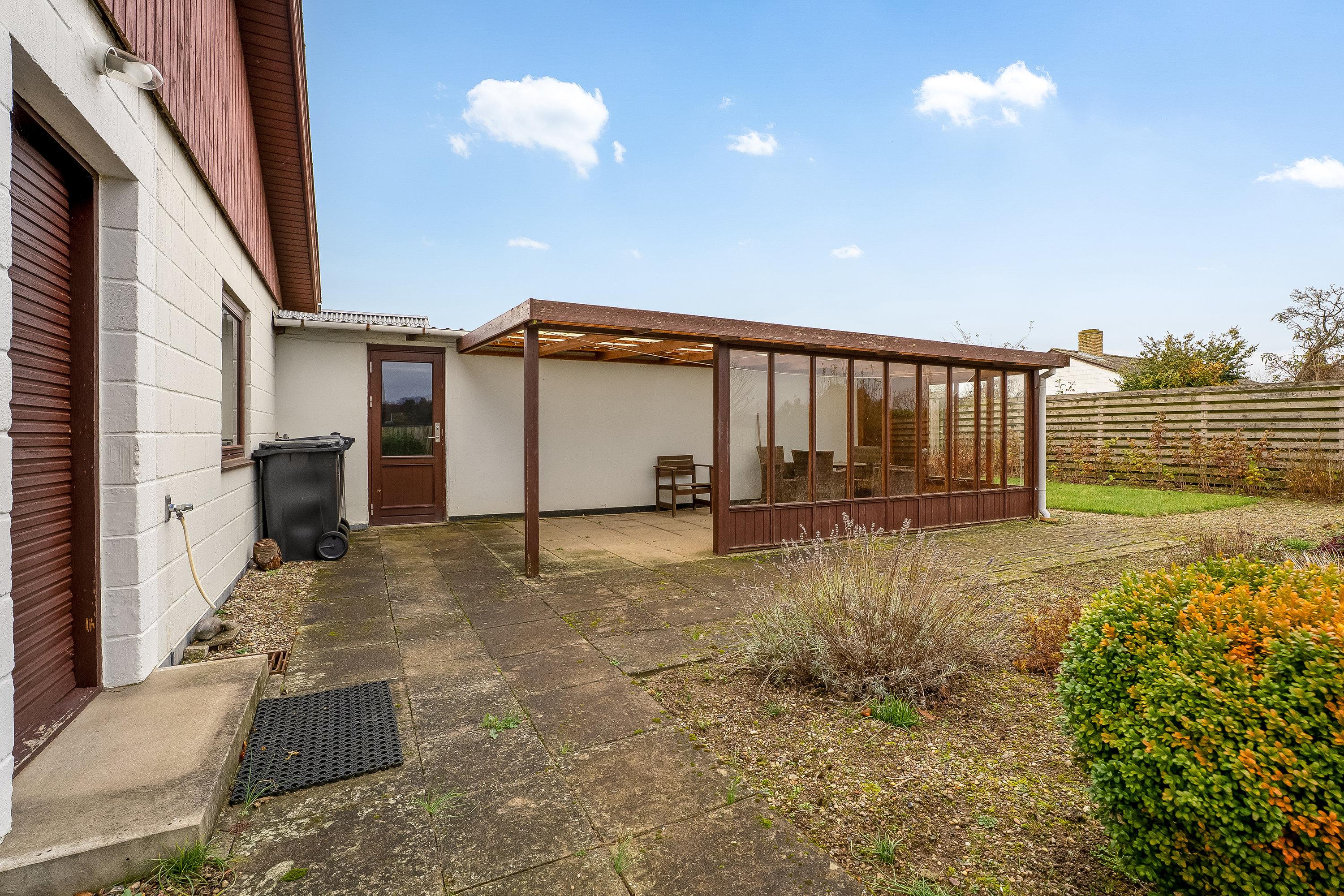 Fremhævet terrasse billede i fuldskærmstilstand. Billede af Boisens Vej 6, 4930 Maribo