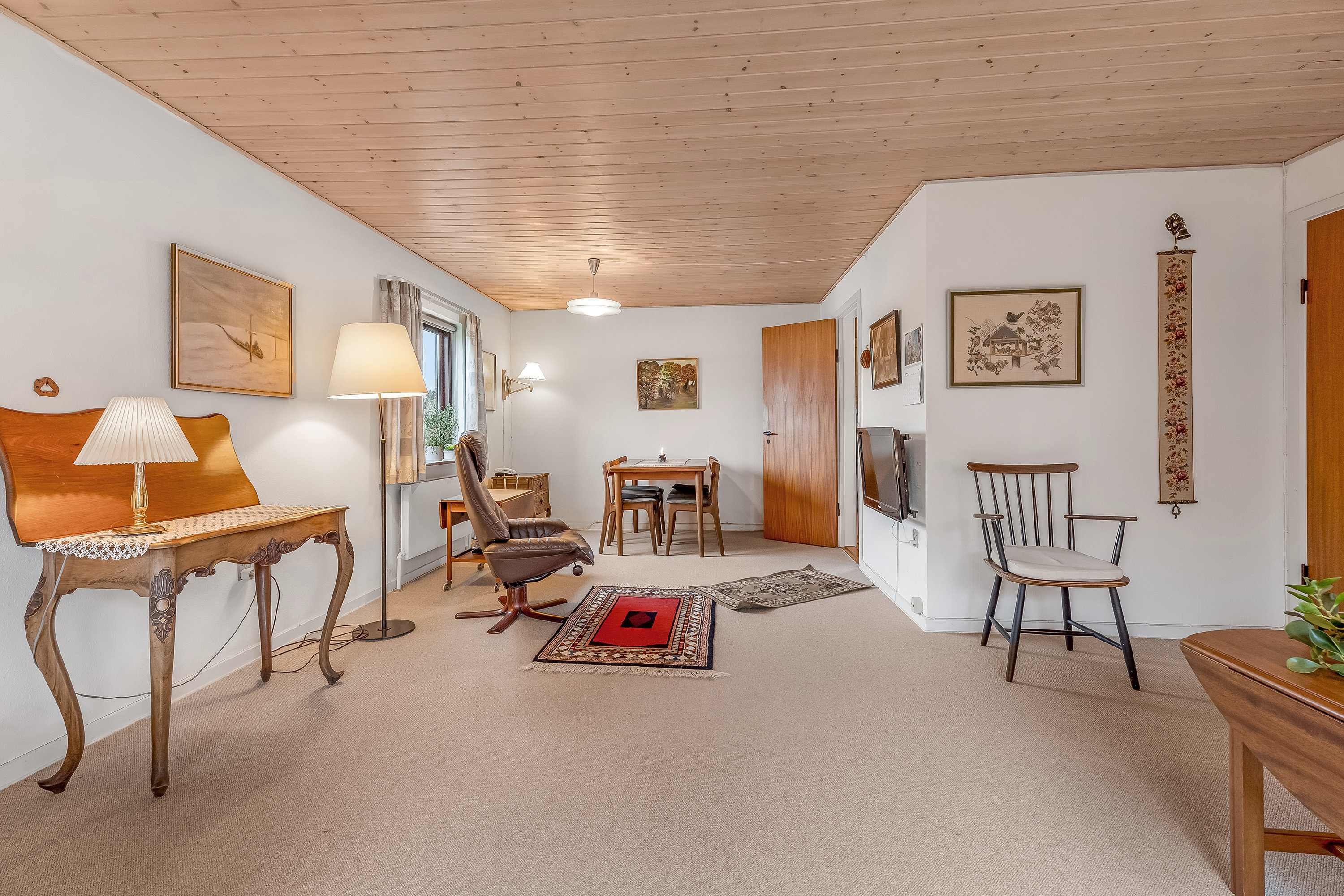 Fremhævet stue billede i fuldskærmstilstand. Billede af Boisens Vej 6, 4930 Maribo