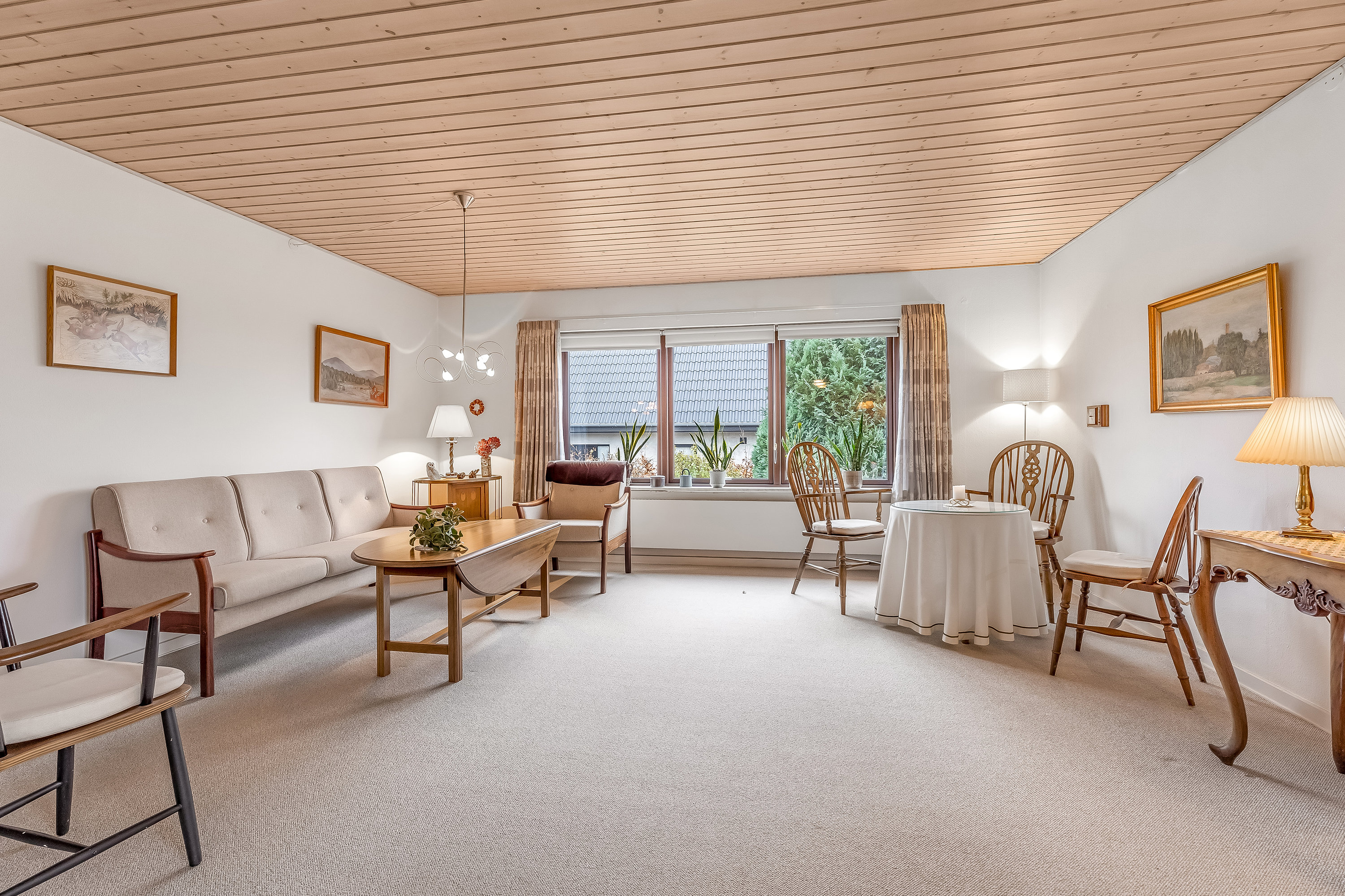 Fremhævet stue billede i fuldskærmstilstand. Billede af Boisens Vej 6, 4930 Maribo