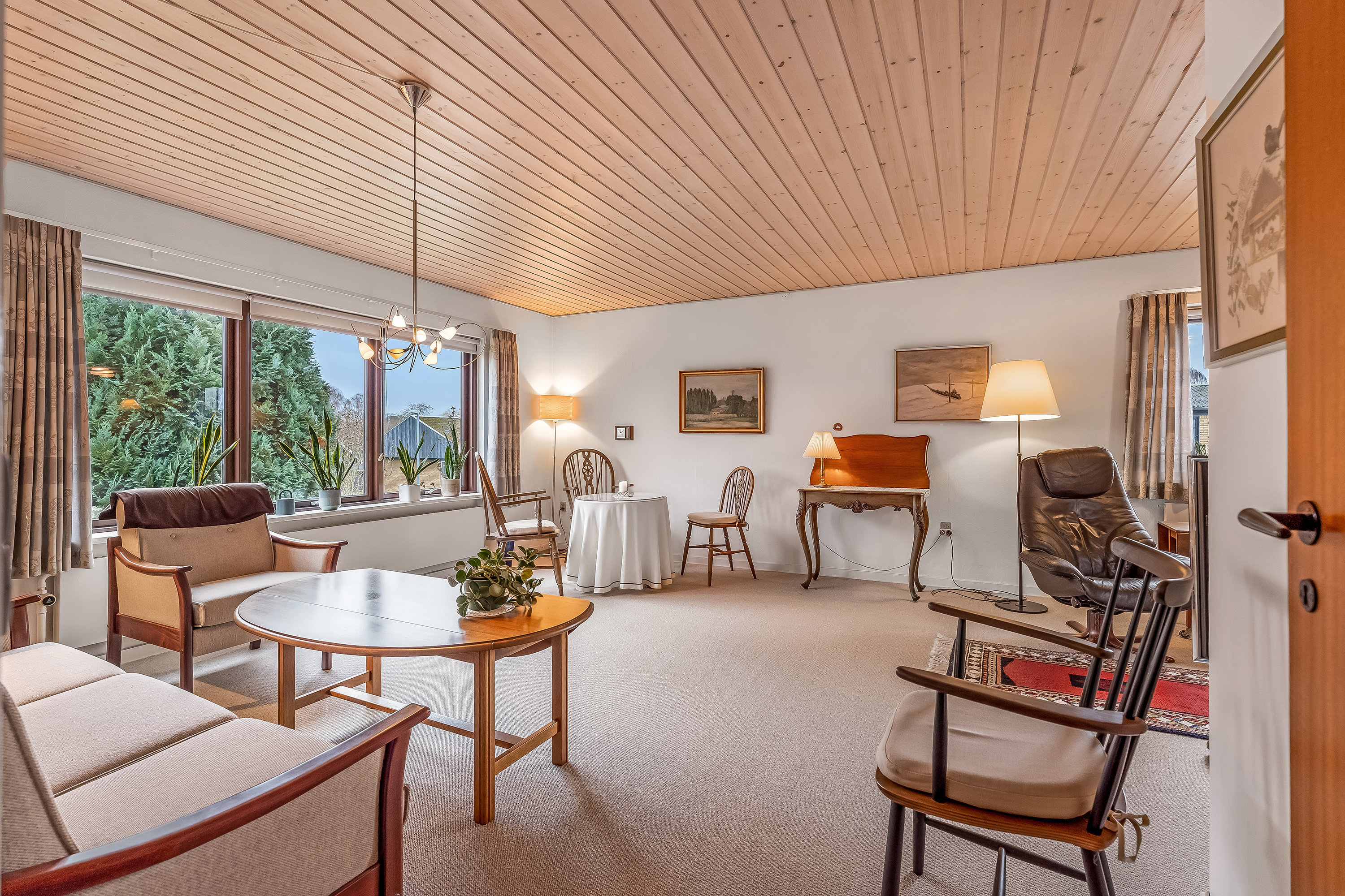 Fremhævet stue billede i fuldskærmstilstand. Billede af Boisens Vej 6, 4930 Maribo