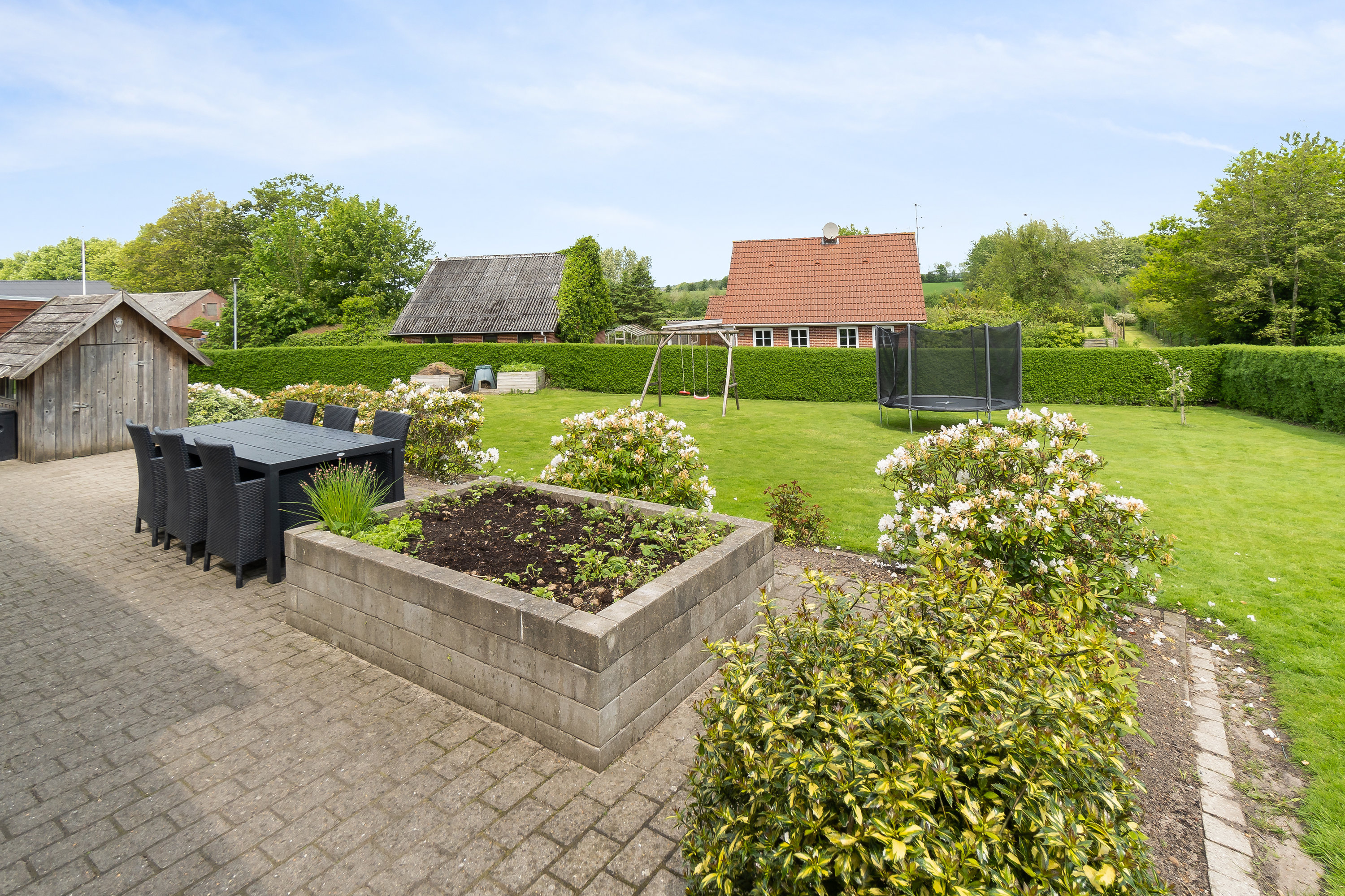 Fremhævet have billede i fuldskærmstilstand. Billede af Brejningvej 20, Brjn Kirkeby, 6971 Spjald