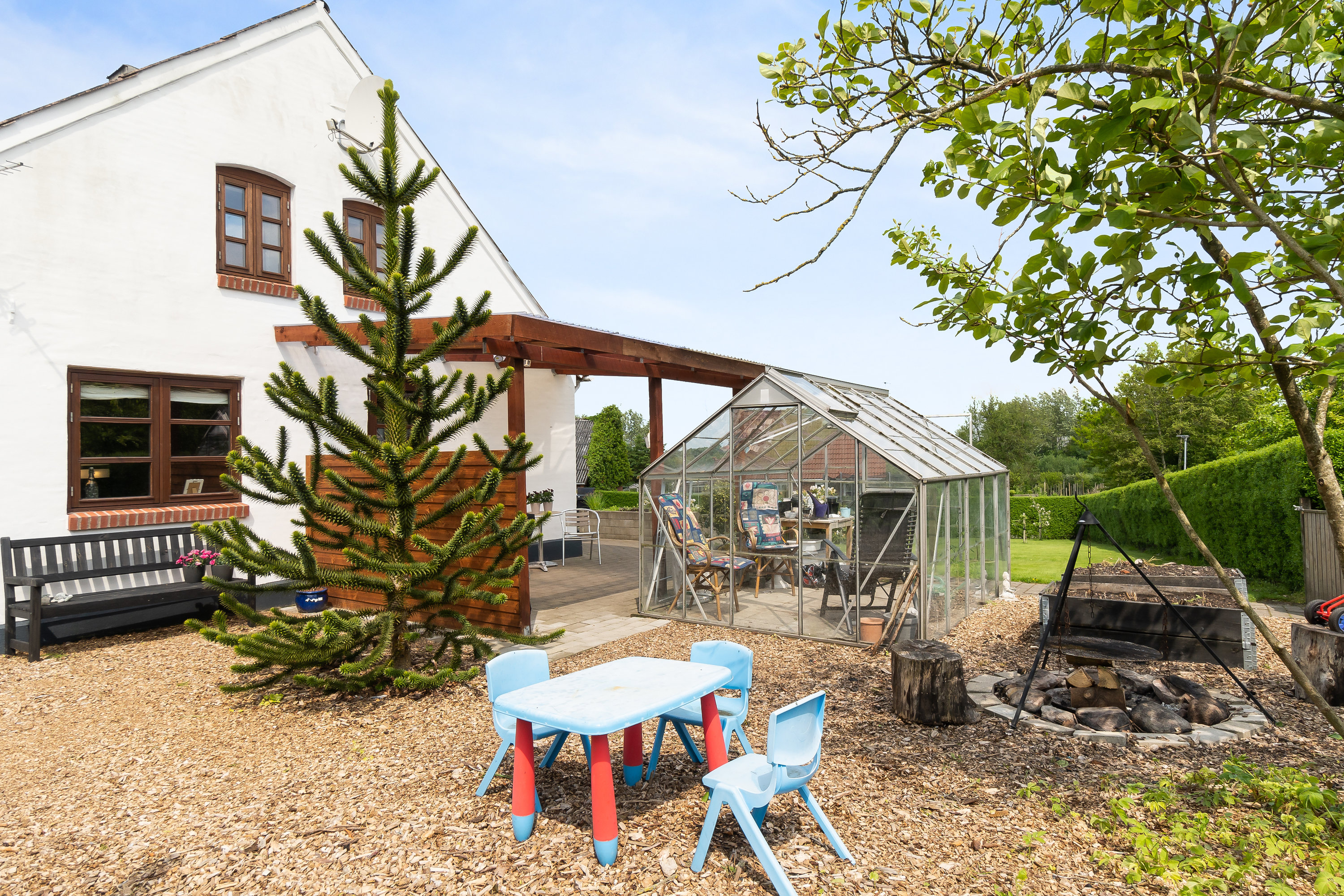 Fremhævet have billede i fuldskærmstilstand. Billede af Brejningvej 20, Brjn Kirkeby, 6971 Spjald