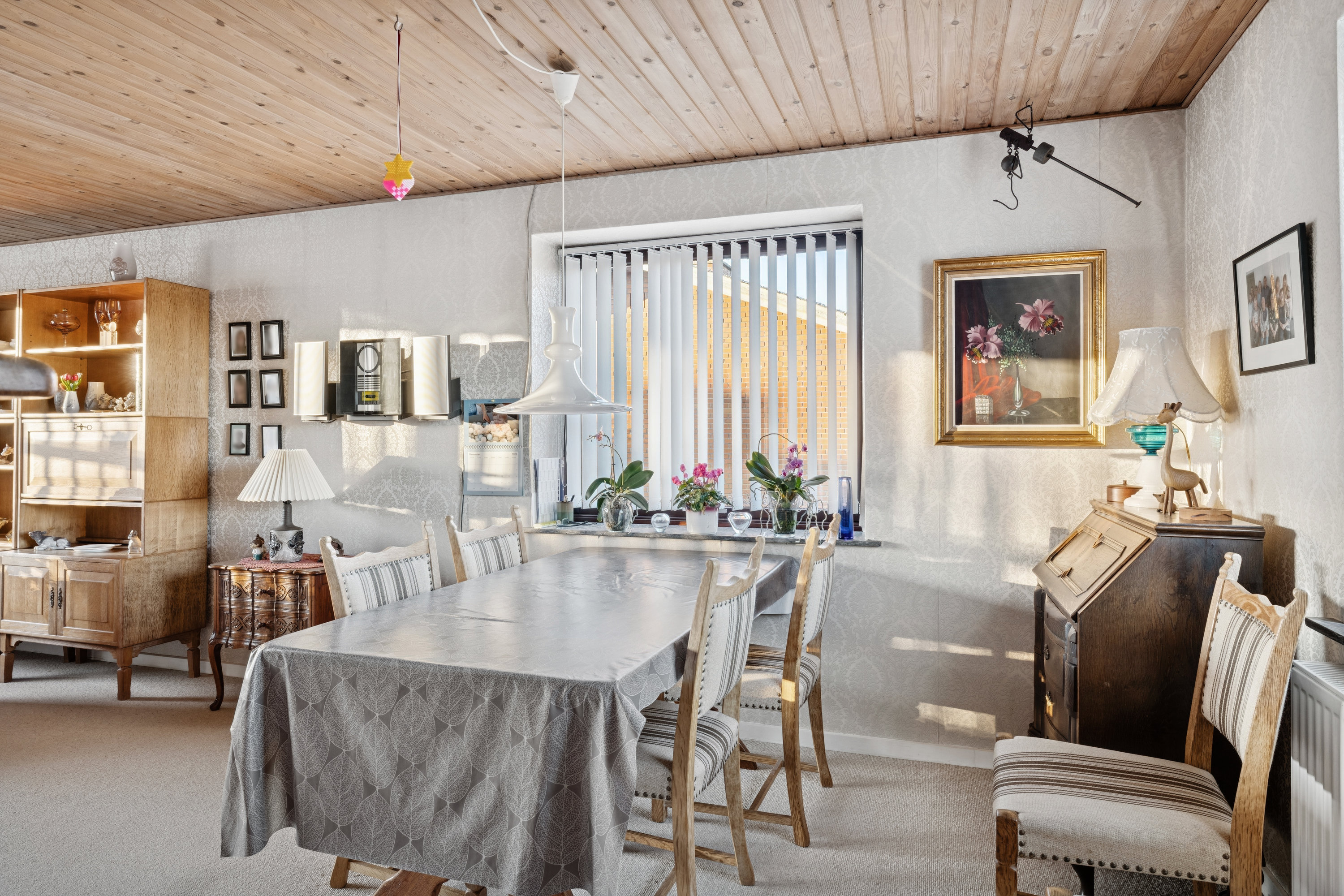 Fremhævet stue billede i fuldskærmstilstand. Billede af Havremarken 3, Daugbjerg, 8800 Viborg