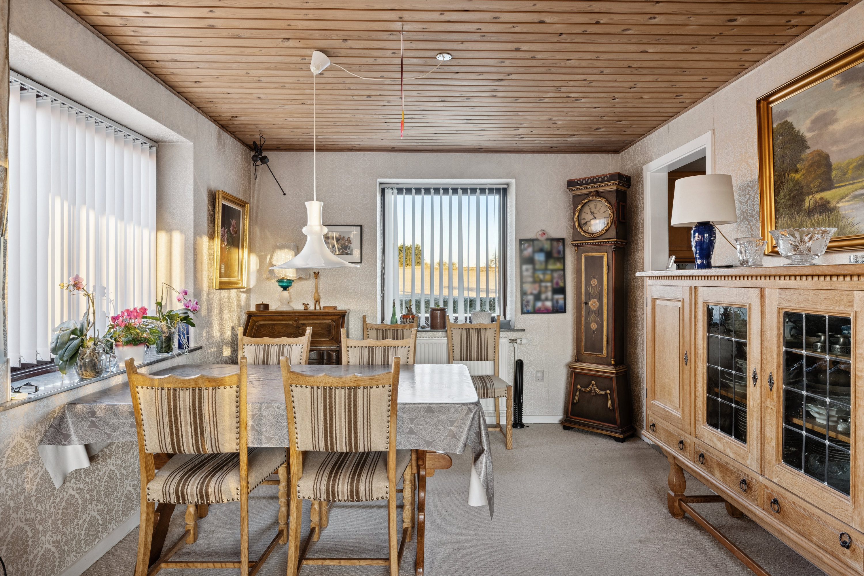 Fremhævet stue billede i fuldskærmstilstand. Billede af Havremarken 3, Daugbjerg, 8800 Viborg