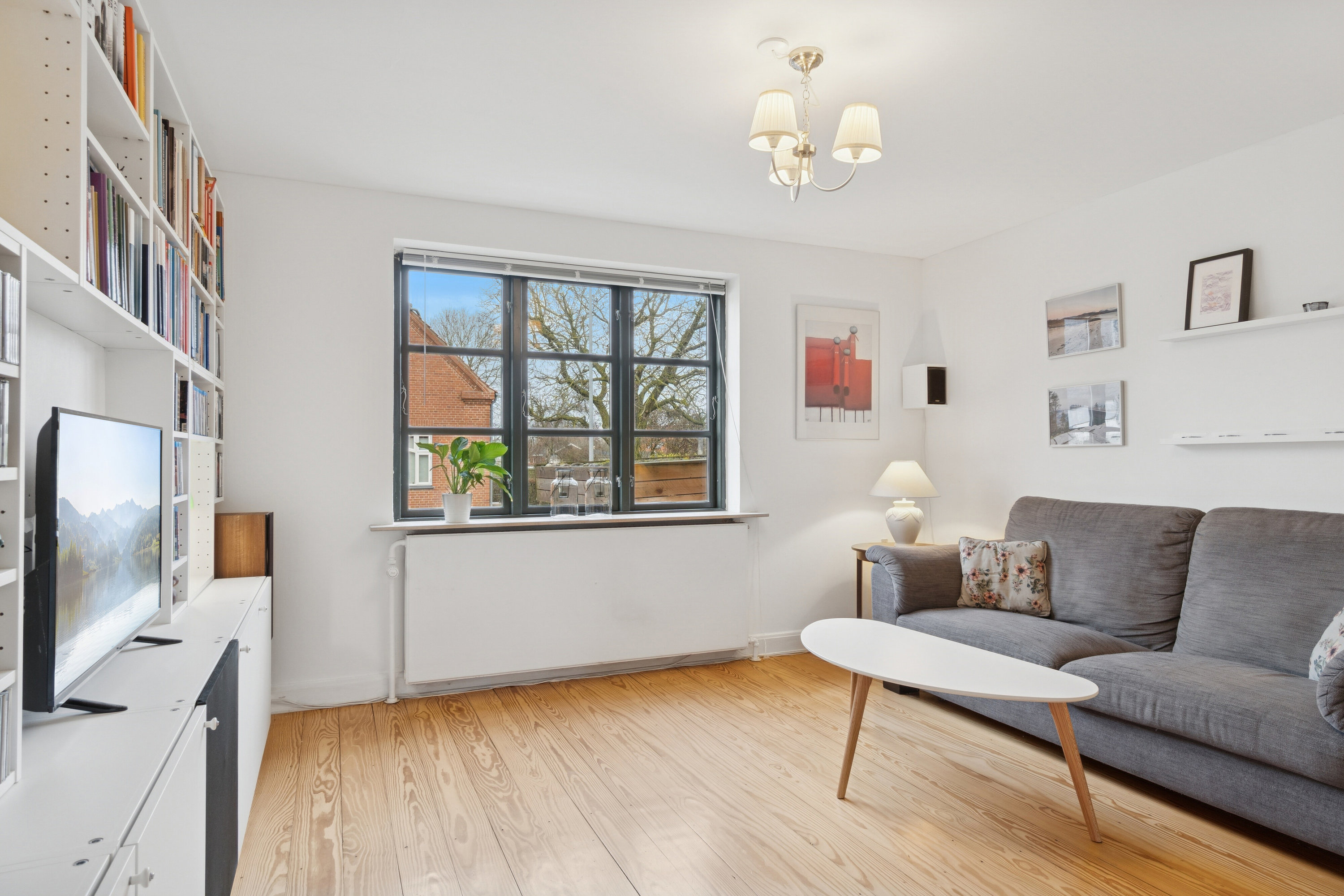 Fremhævet stue billede i fuldskærmstilstand. Billede af Rolighedsvej 18, 4200 Slagelse