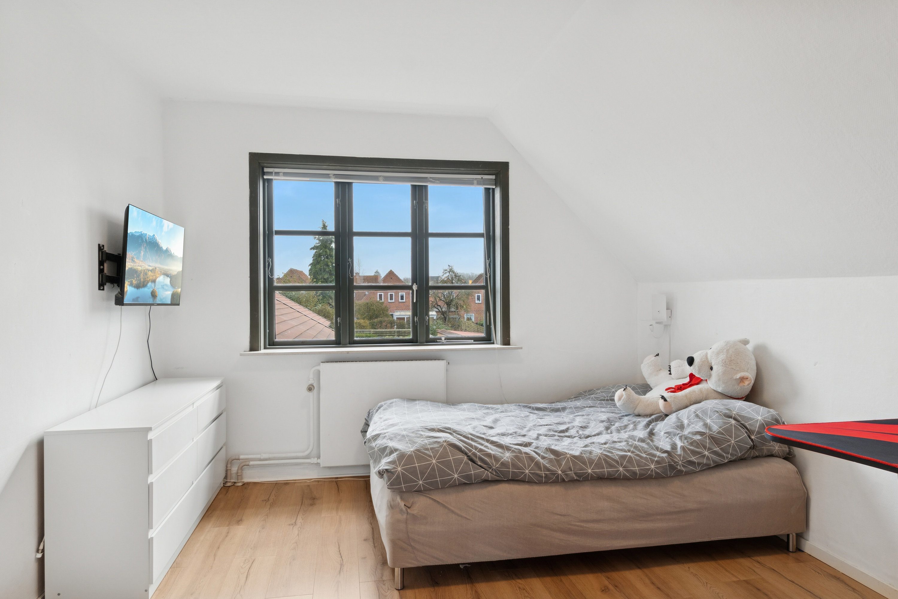 Fremhævet soveværelse billede i fuldskærmstilstand. Billede af Rolighedsvej 18, 4200 Slagelse