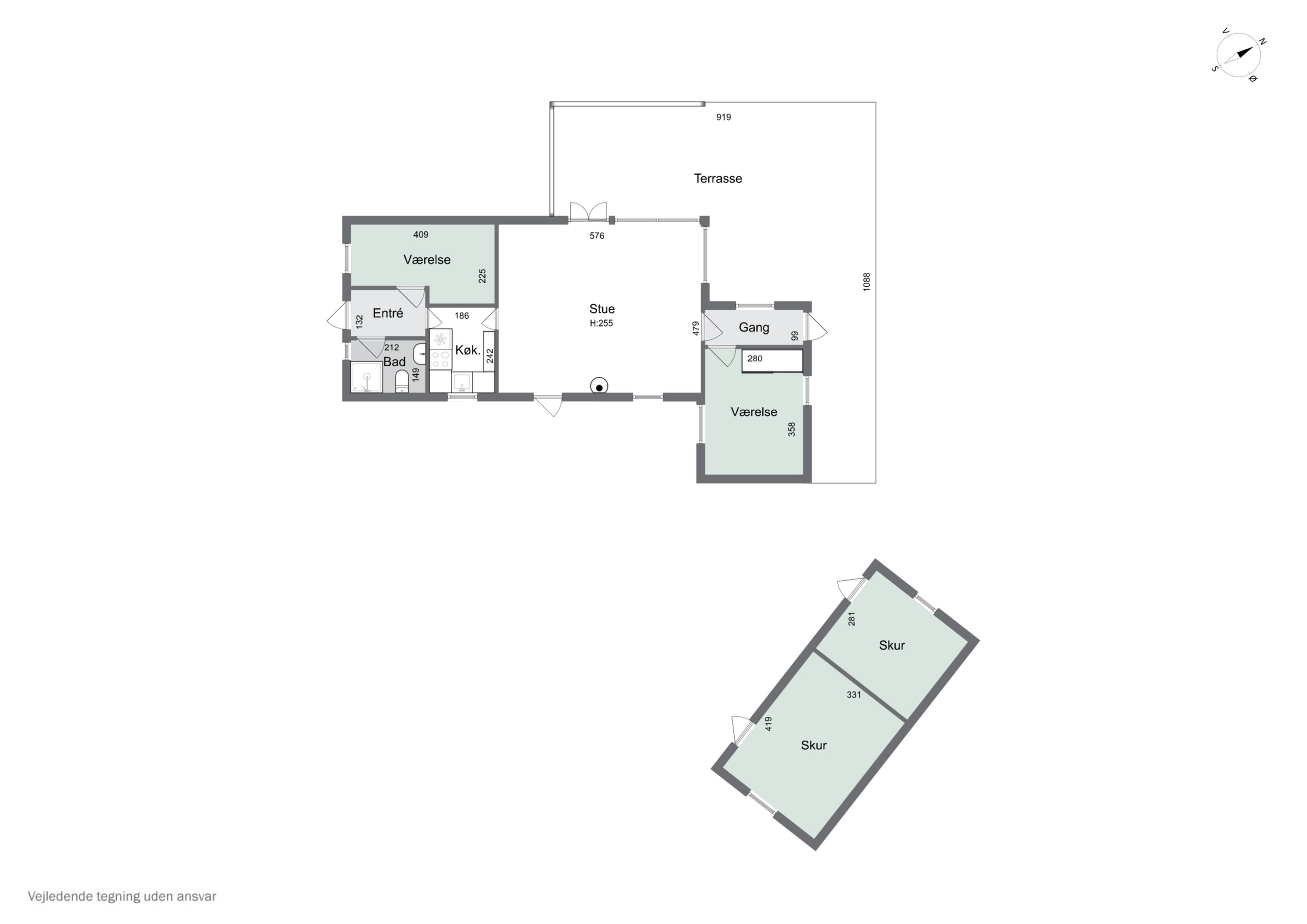 Plantegninger billede af Grusbakken 8, Veddinge Bk, 4550 Asnæs