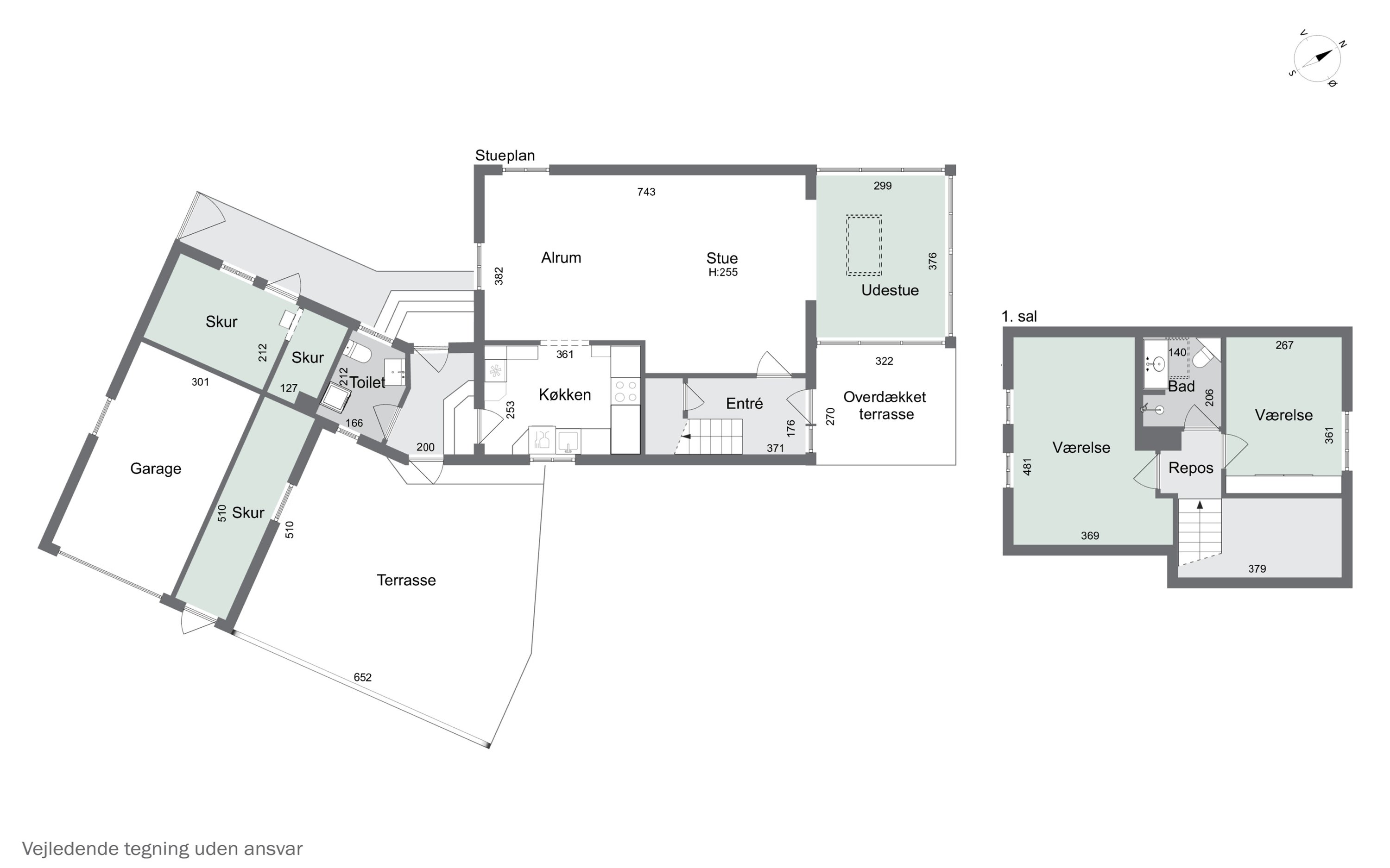 Plantegninger billede af Kalundborgvej 164, 4300 Holbæk