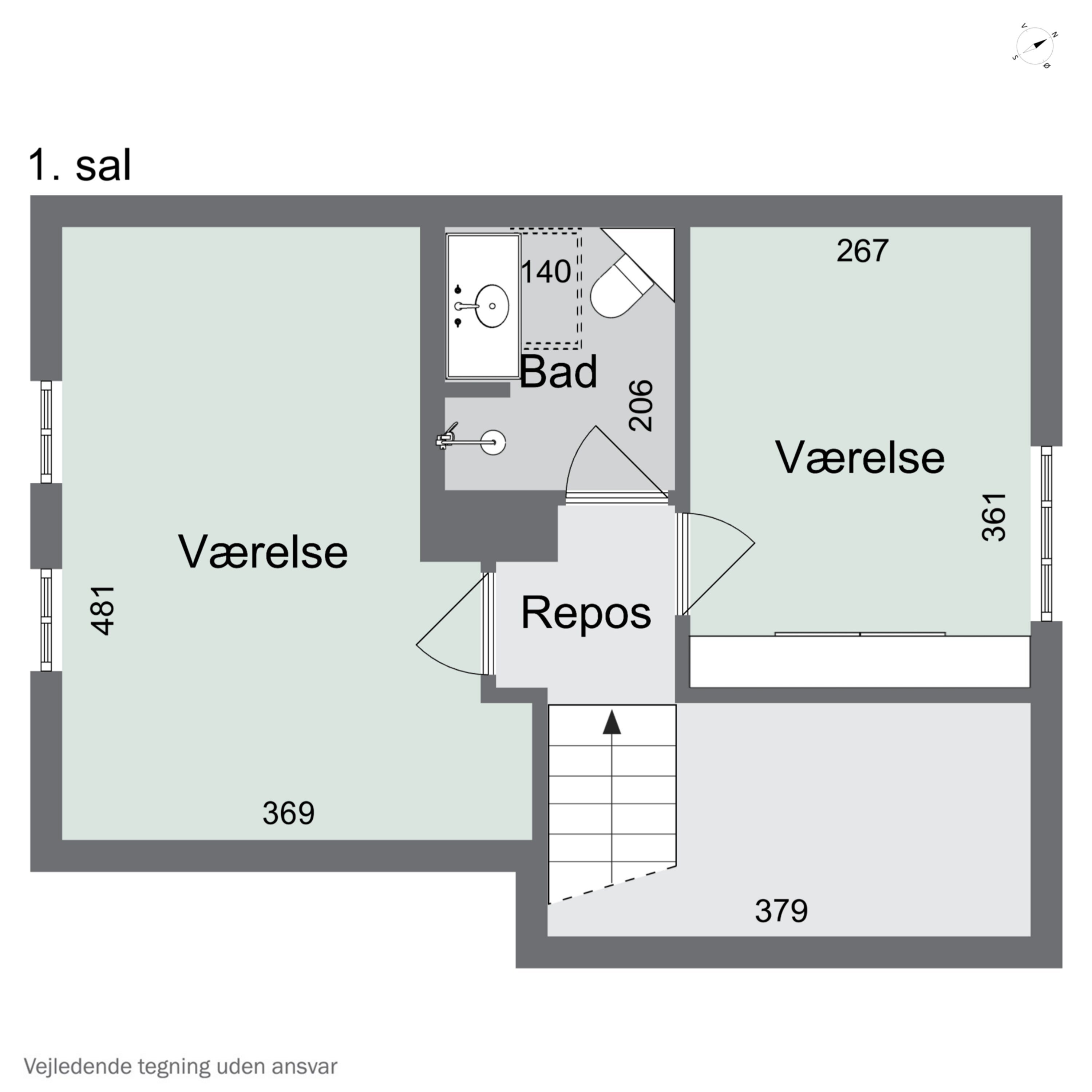 Plantegninger billede af Kalundborgvej 164, 4300 Holbæk
