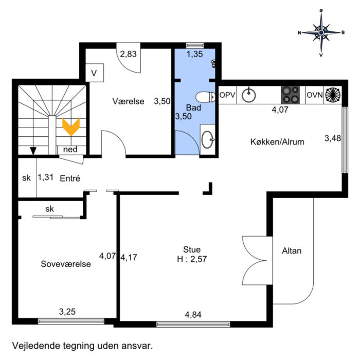 Plantegninger billede af Ellemarksvej 9, 1., 8000 Aarhus C