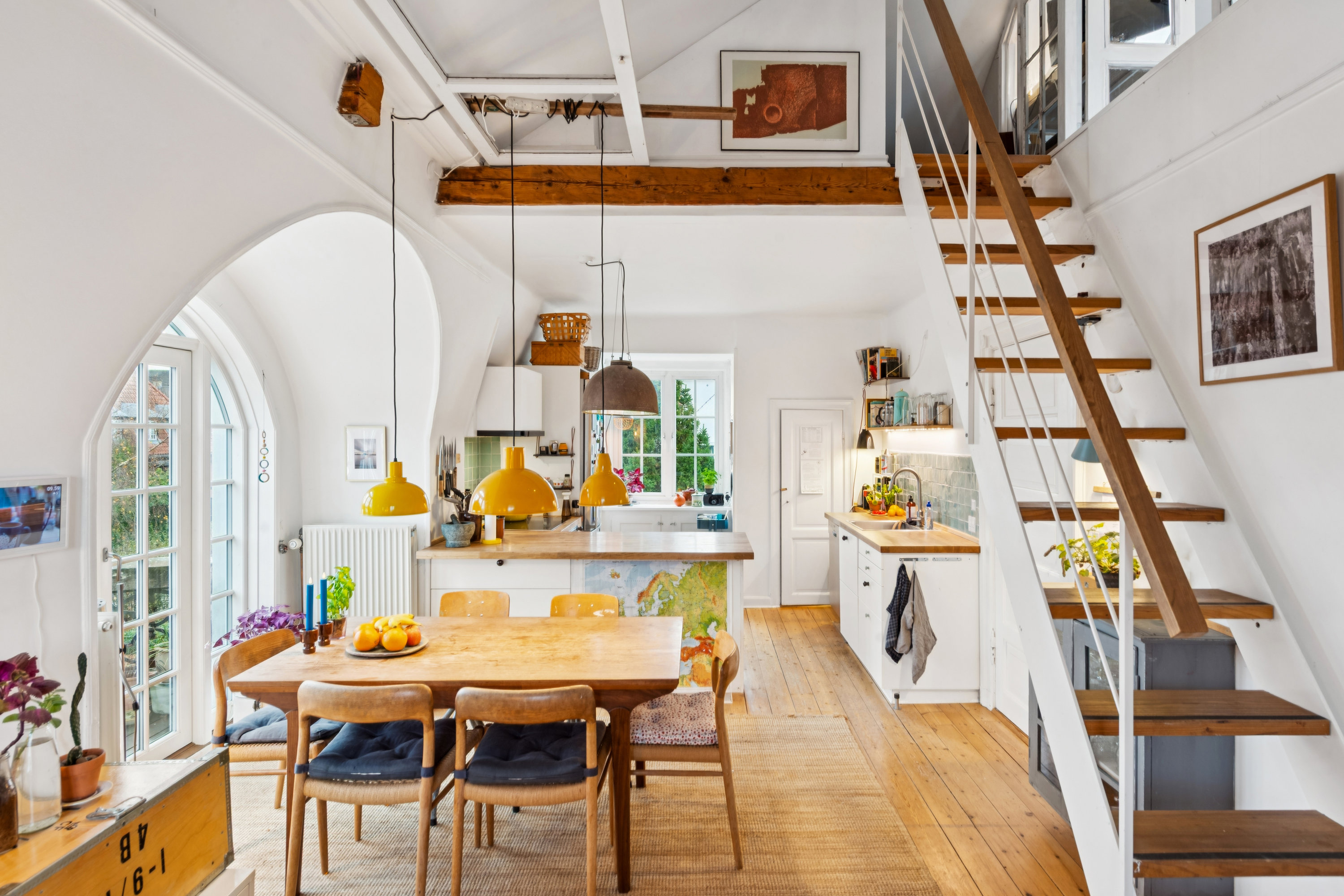 Fremhævet spisestue billede i fuldskærmstilstand. Billede af Bogholder Allé 6, 1., 2720 Vanløse