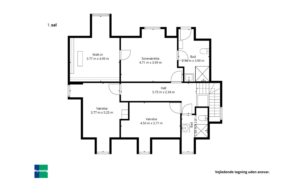 Plantegninger billede af H.P. Hanssens Vej 18, 6100 Haderslev