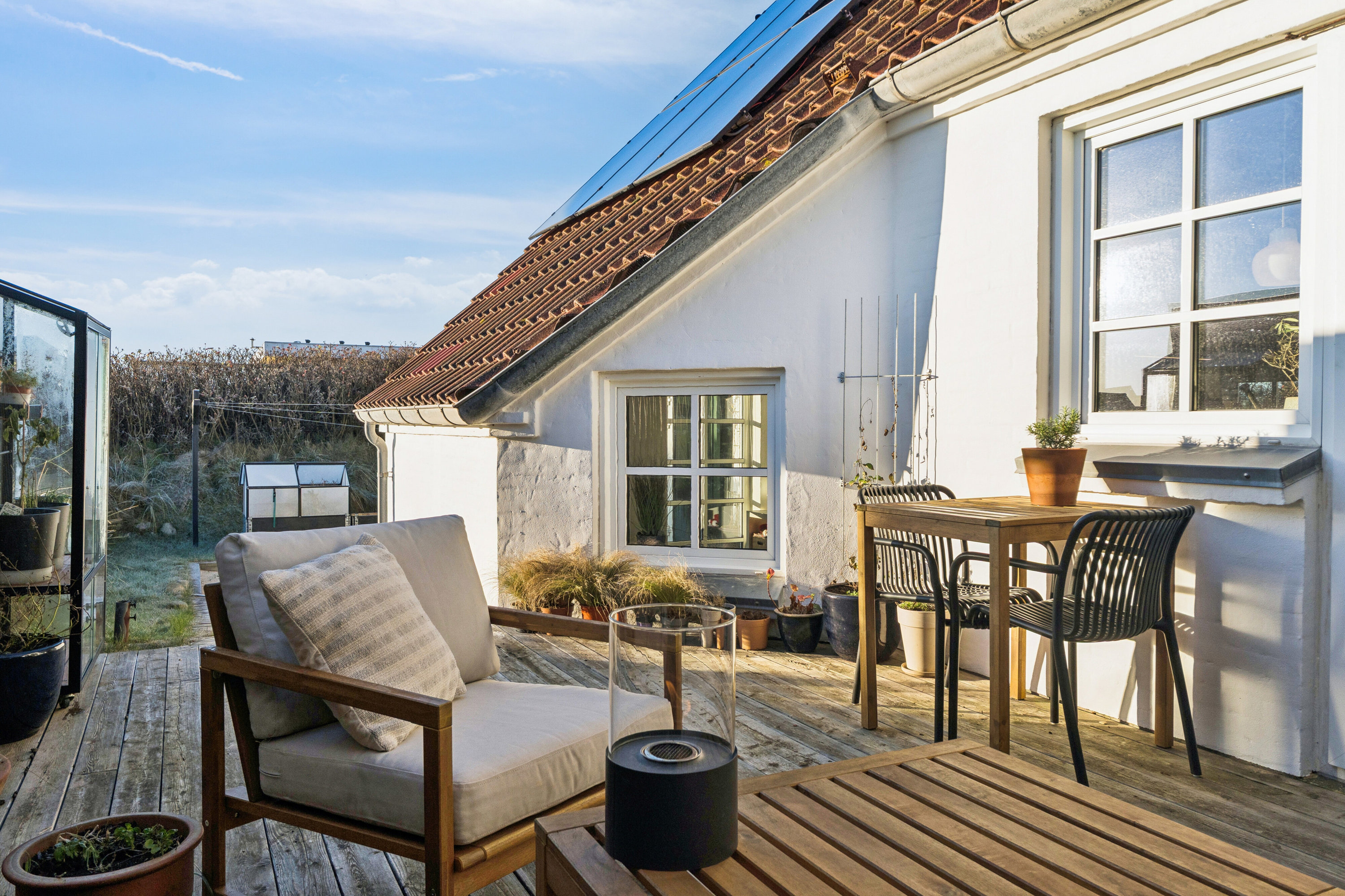 Fremhævet terrasse billede i fuldskærmstilstand. Billede af Bavnbak 7, Klitmøller, 7700 Thisted