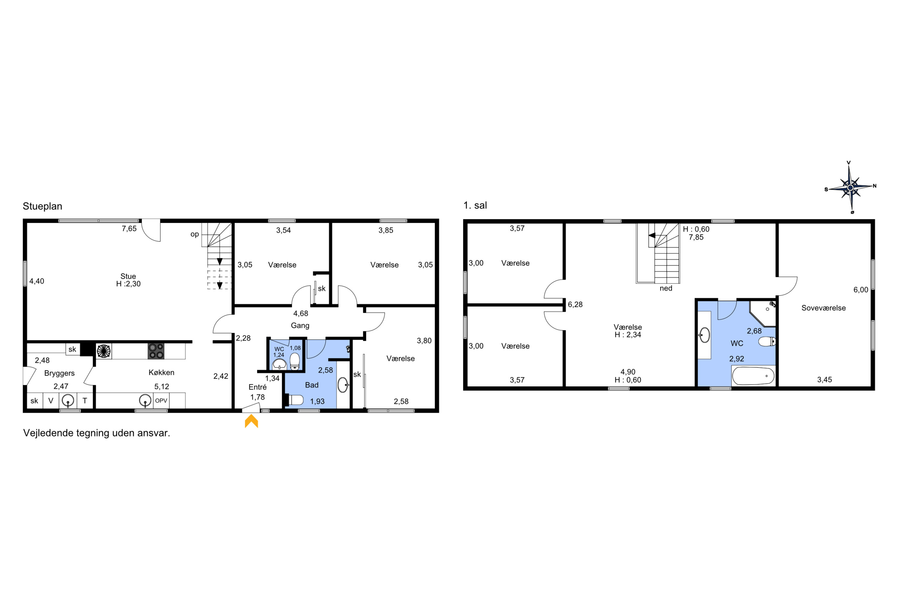 Plantegninger billede af Nordlyvej 44, 8550 Ryomgård