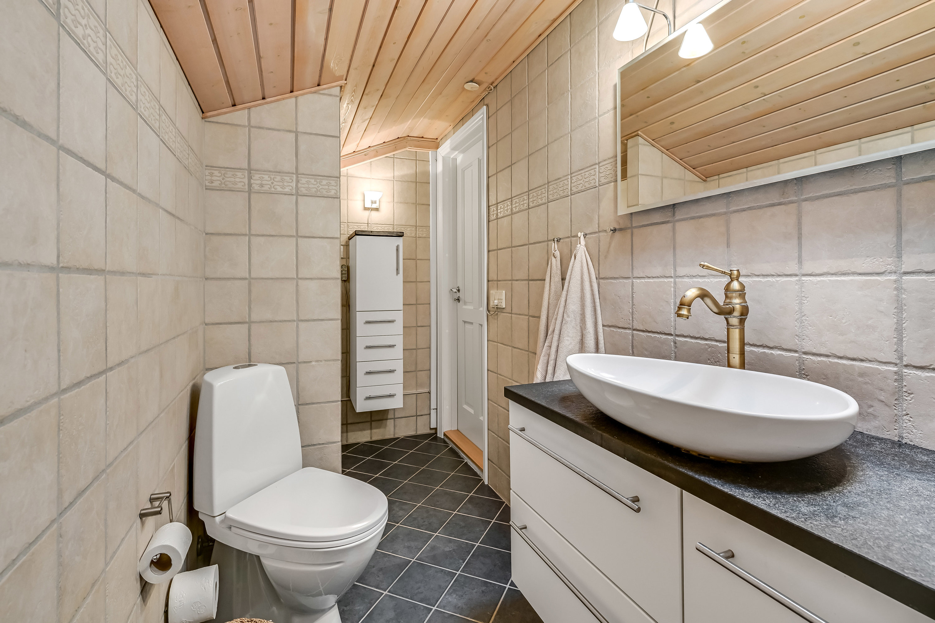 Fremhævet toilet billede i fuldskærmstilstand. Billede af Carit Etlars Alle 66, 6700 Esbjerg