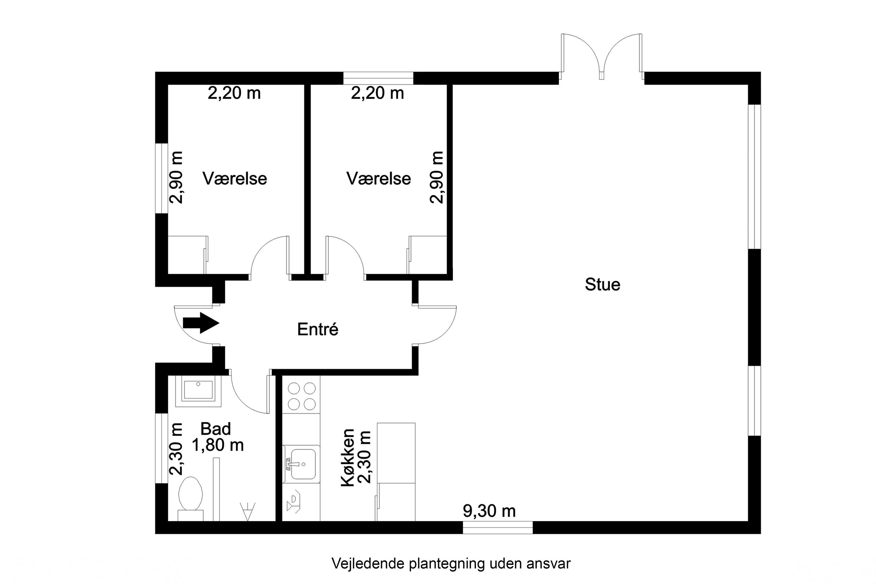 Plantegninger billede af Granvej 1, Toftum Bjerge, 7600 Struer