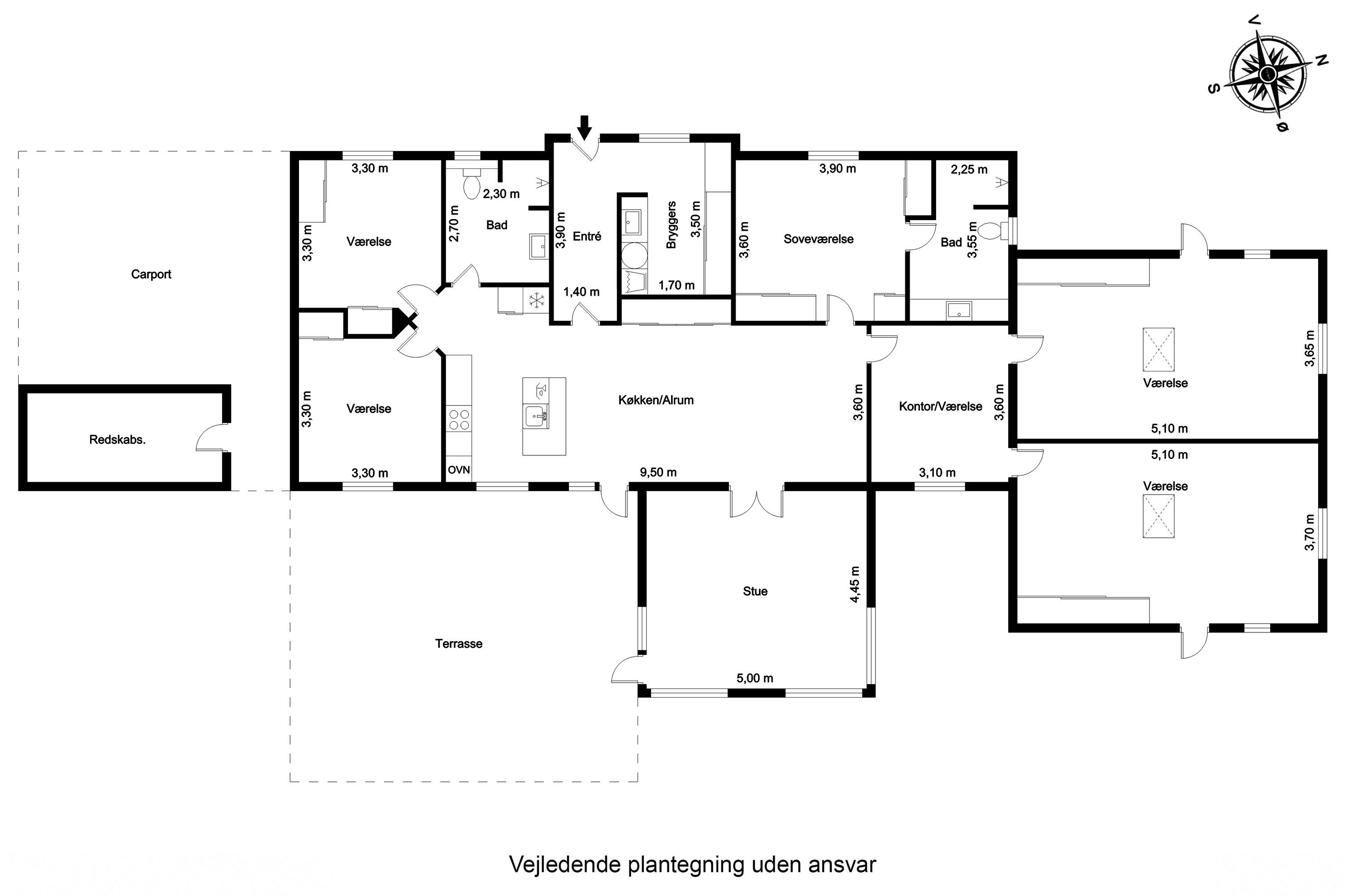 Plantegninger billede af Løvens Kvarter 57, 6710 Esbjerg V