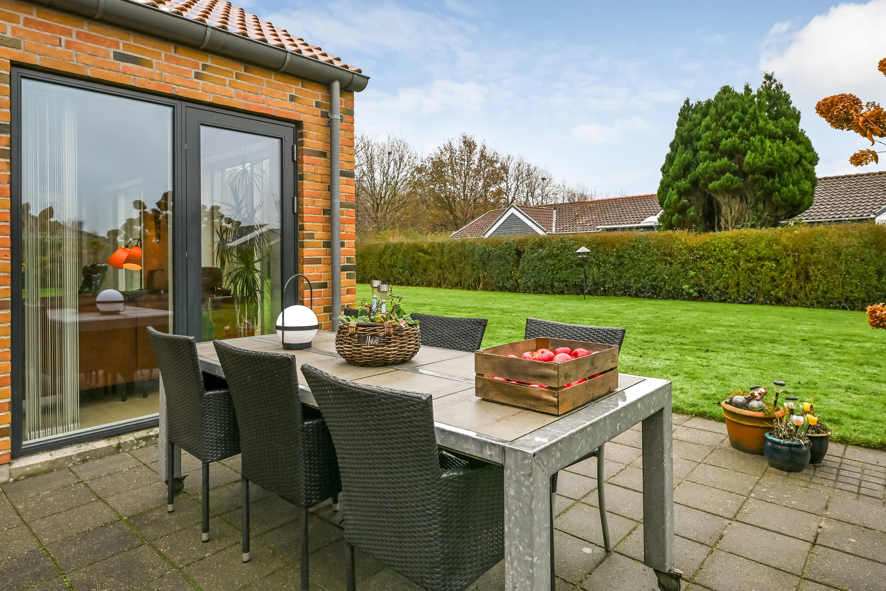 Fremhævet terrasse billede i fuldskærmstilstand. Billede af Løvens Kvarter 57, 6710 Esbjerg V