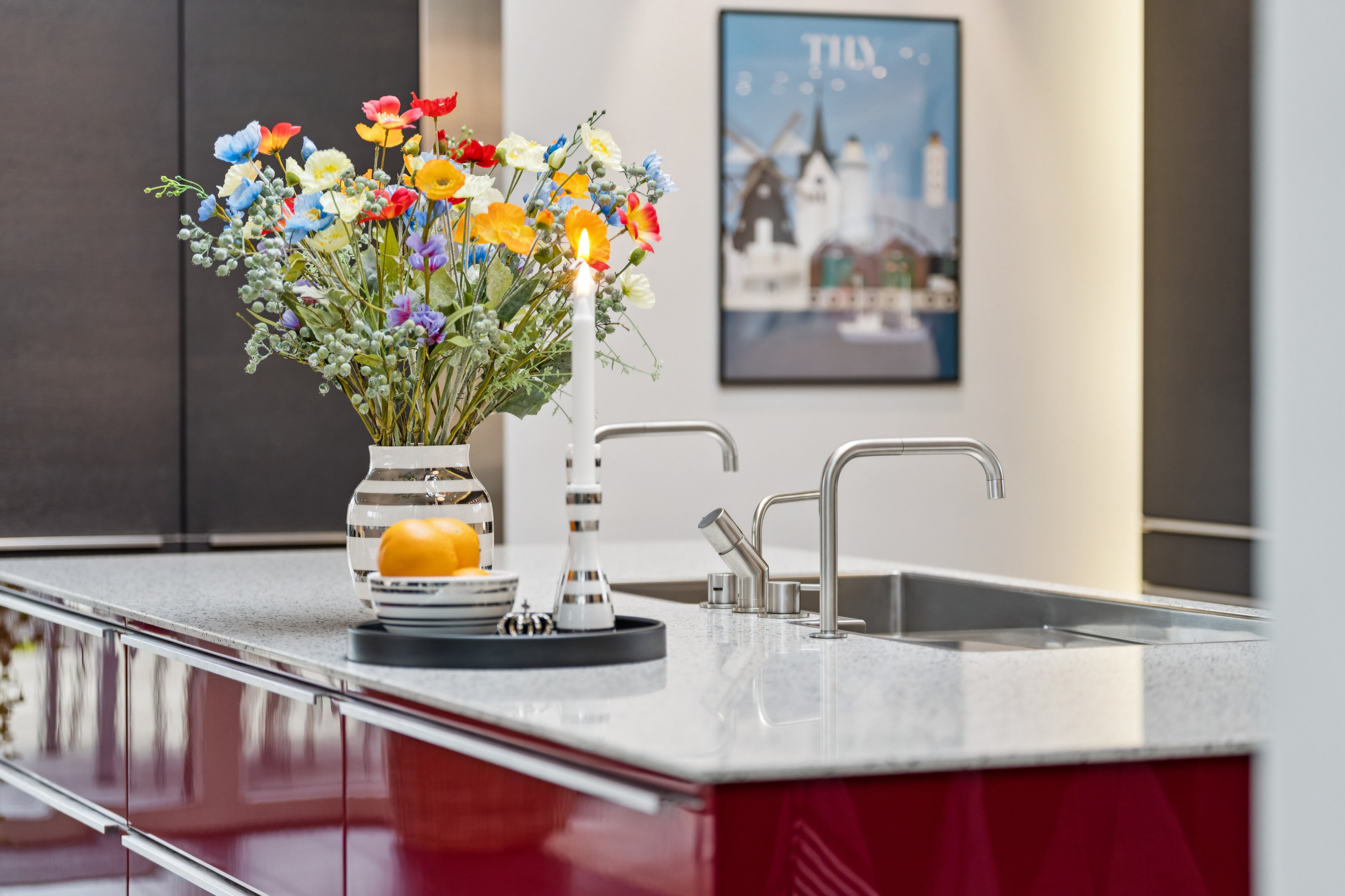 Fremhævet køkken billede i fuldskærmstilstand. Billede af Davids Alle 3, 9000 Aalborg