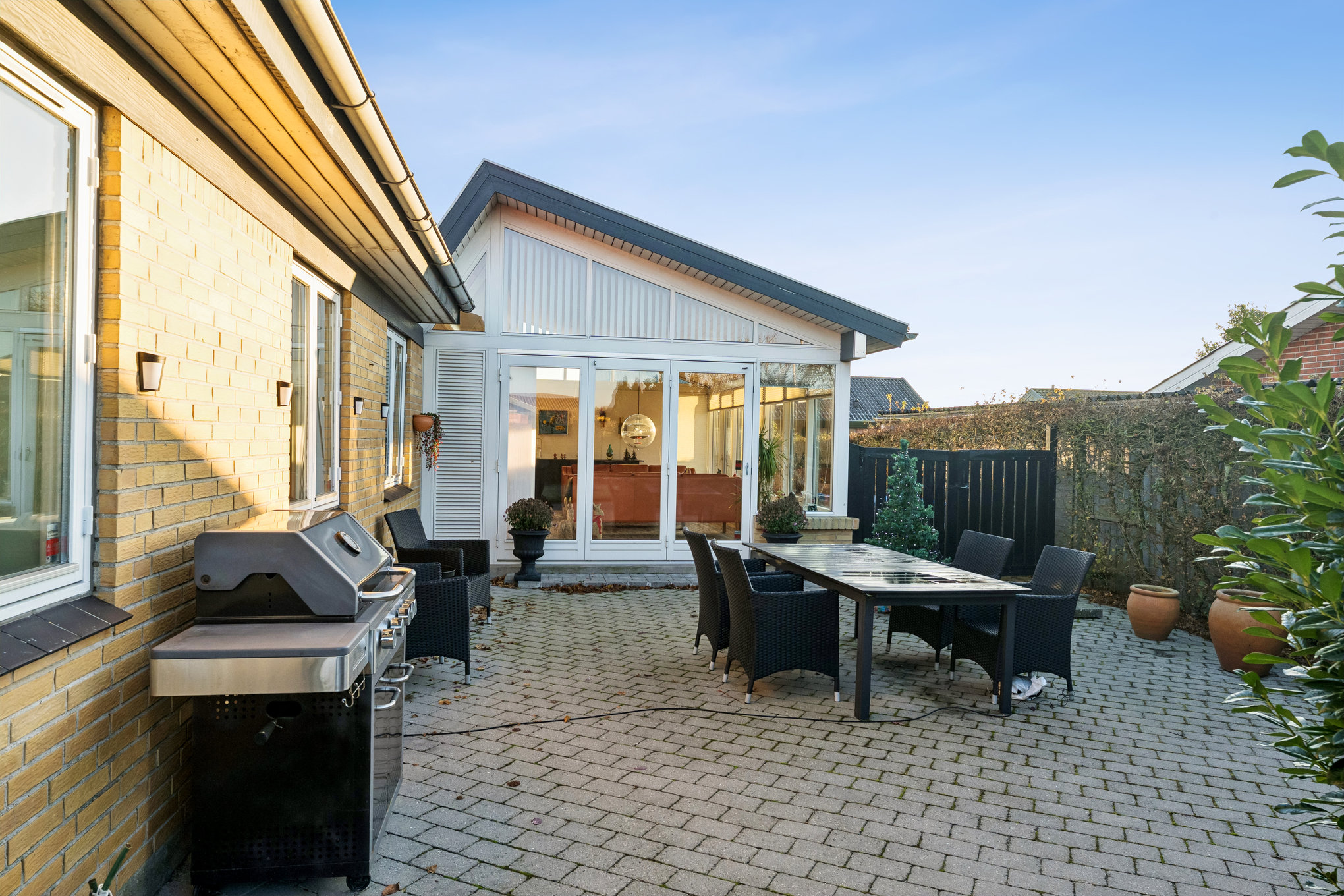 Fremhævet terrasse billede i fuldskærmstilstand. Billede af Stenkløvervej 13, 8920 Randers NV