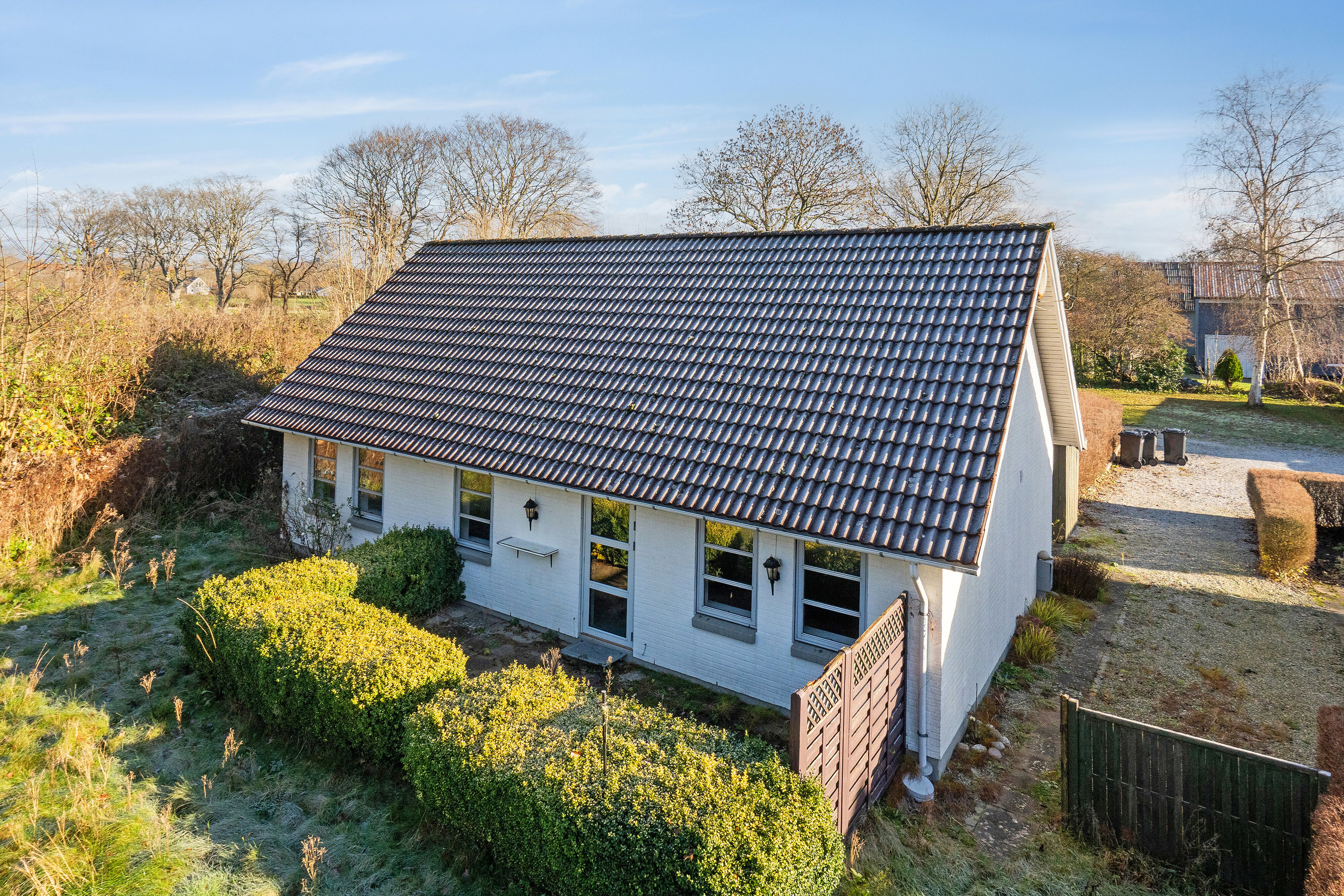 Fremhævet set fra haven billede i fuldskærmstilstand. Billede af Vestergade 18B, Frøslev, 6330 Padborg