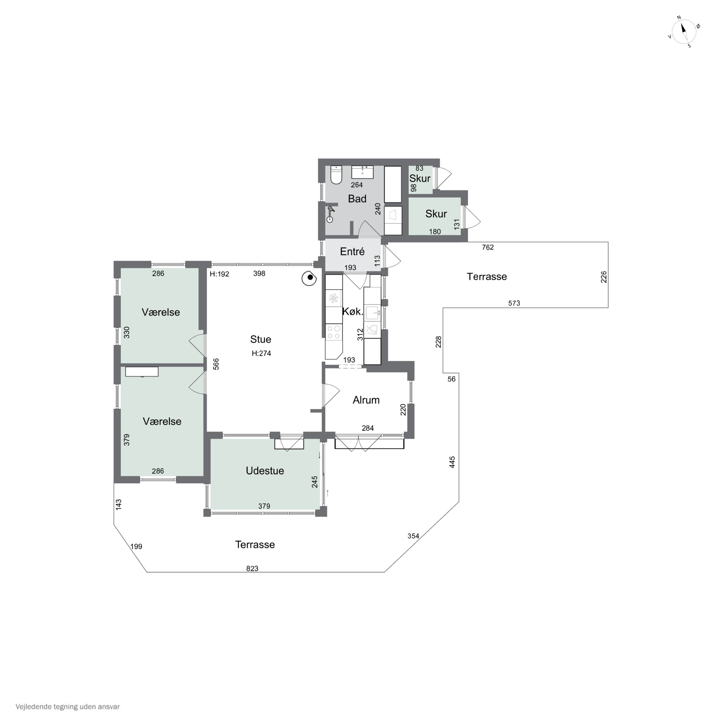 Plantegninger billede af Jens Hansensvej 9, 3360 Liseleje