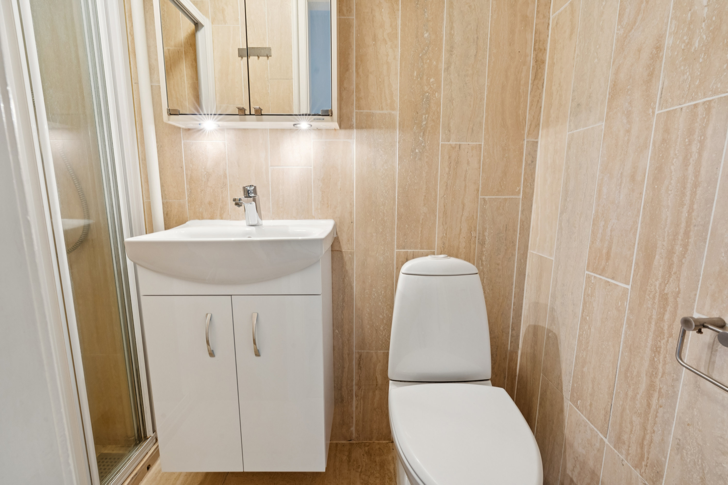 Fremhævet badeværelse billede i fuldskærmstilstand. Billede af Schleppegrellsgade 80, st.. th., 9000 Aalborg