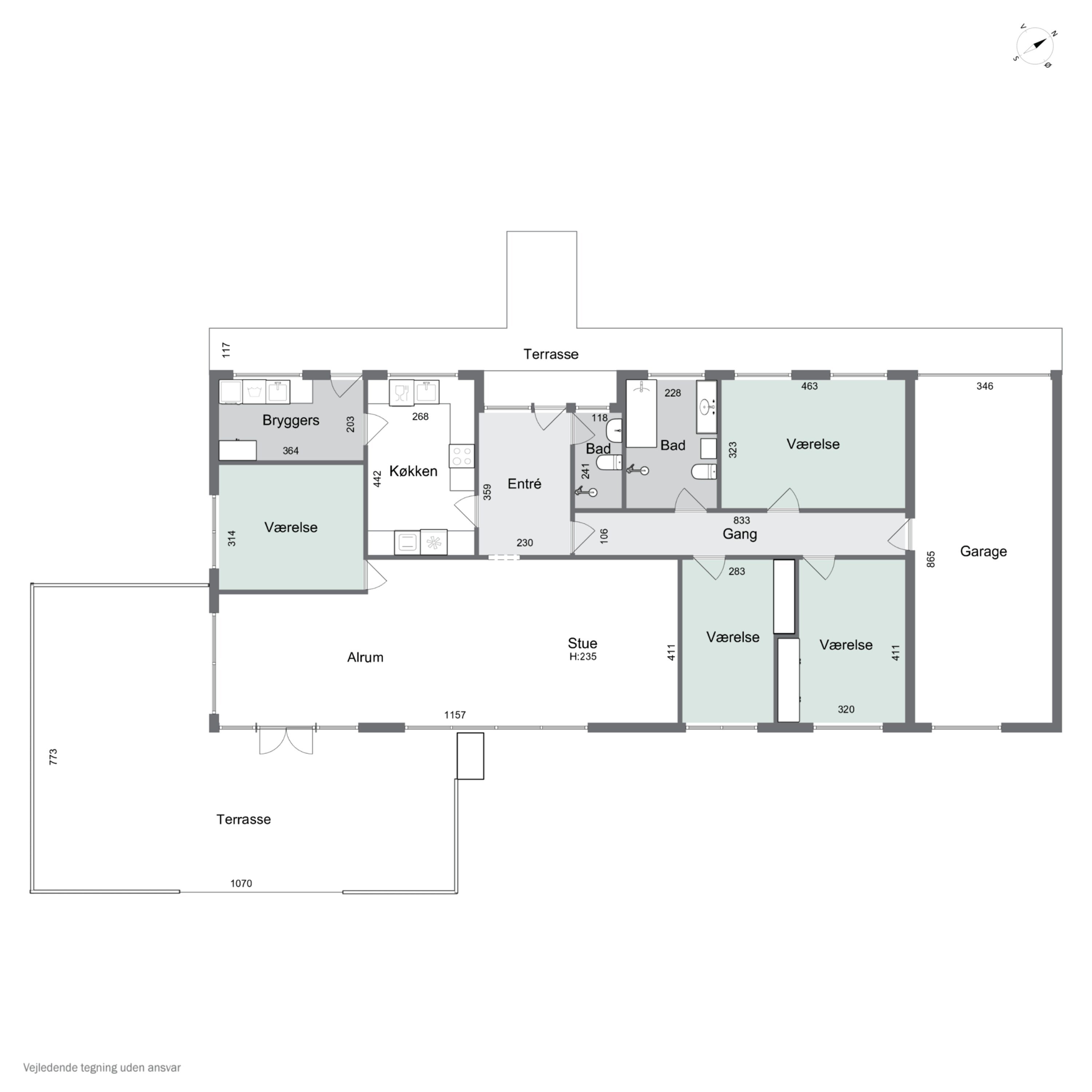 Plantegninger billede af Kirkevej 7, 4250 Fuglebjerg