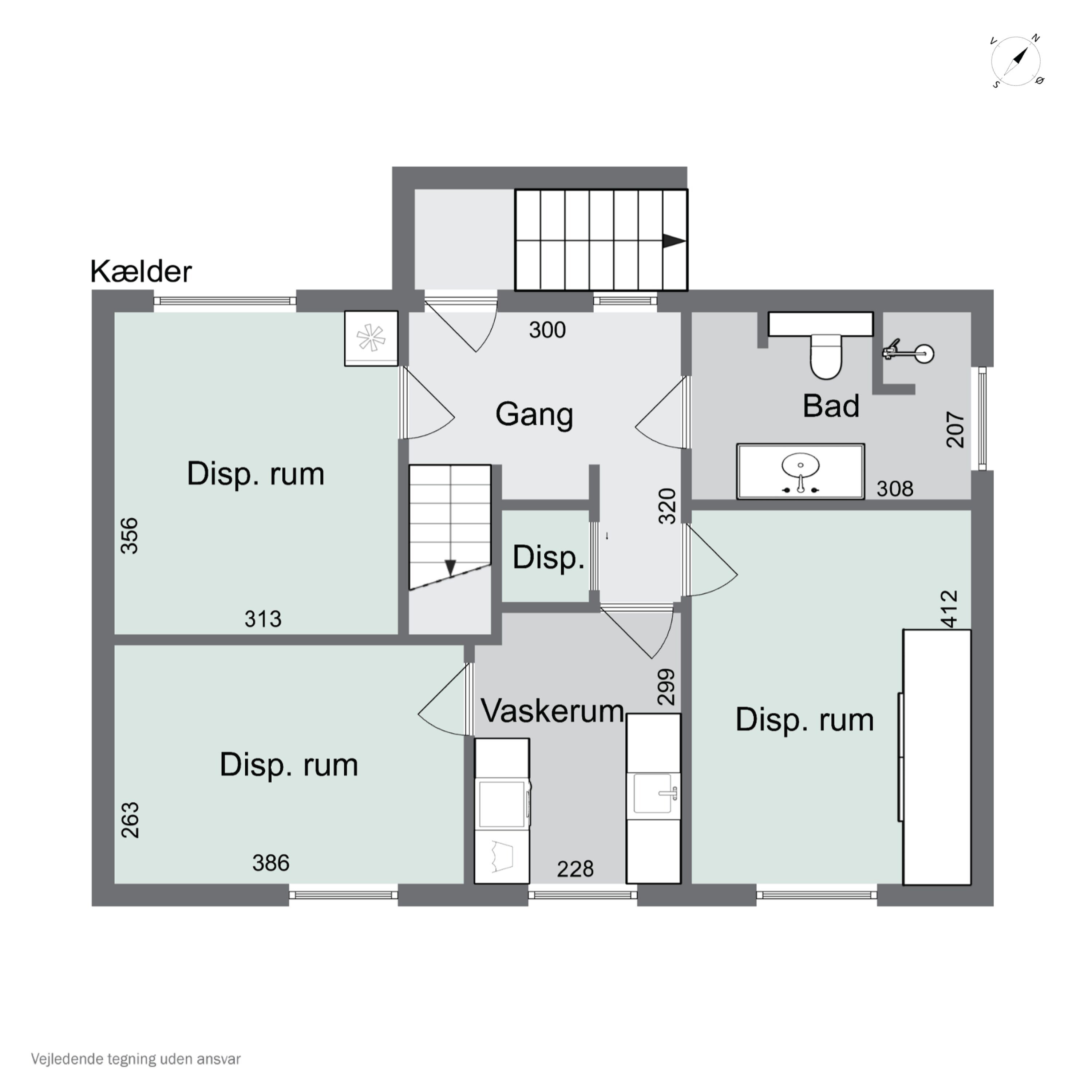 Plantegninger billede af Rønsdamvej 7, Bov, 6330 Padborg