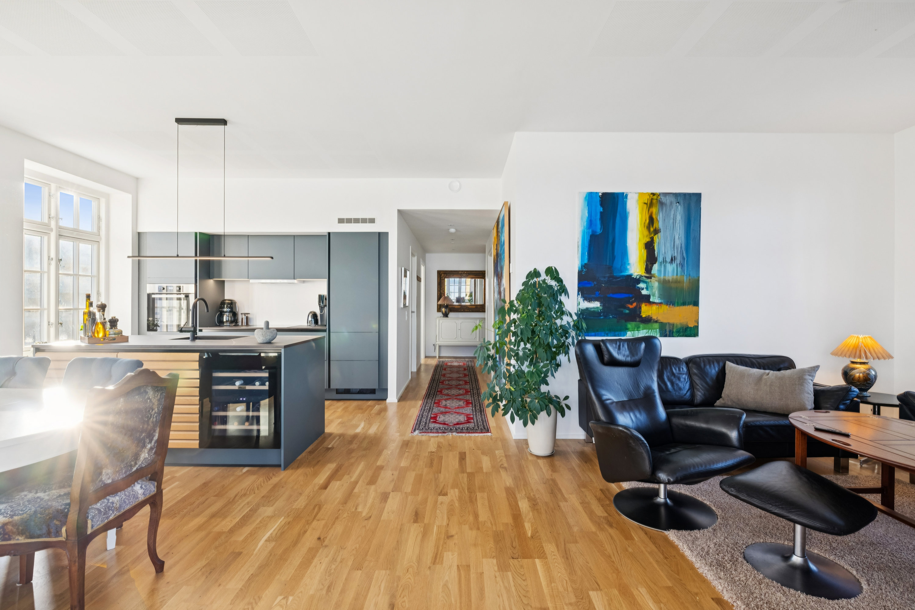 Fremhævet stue billede i fuldskærmstilstand. Billede af Teglgårdshaven 22, st.. tv., 8800 Viborg