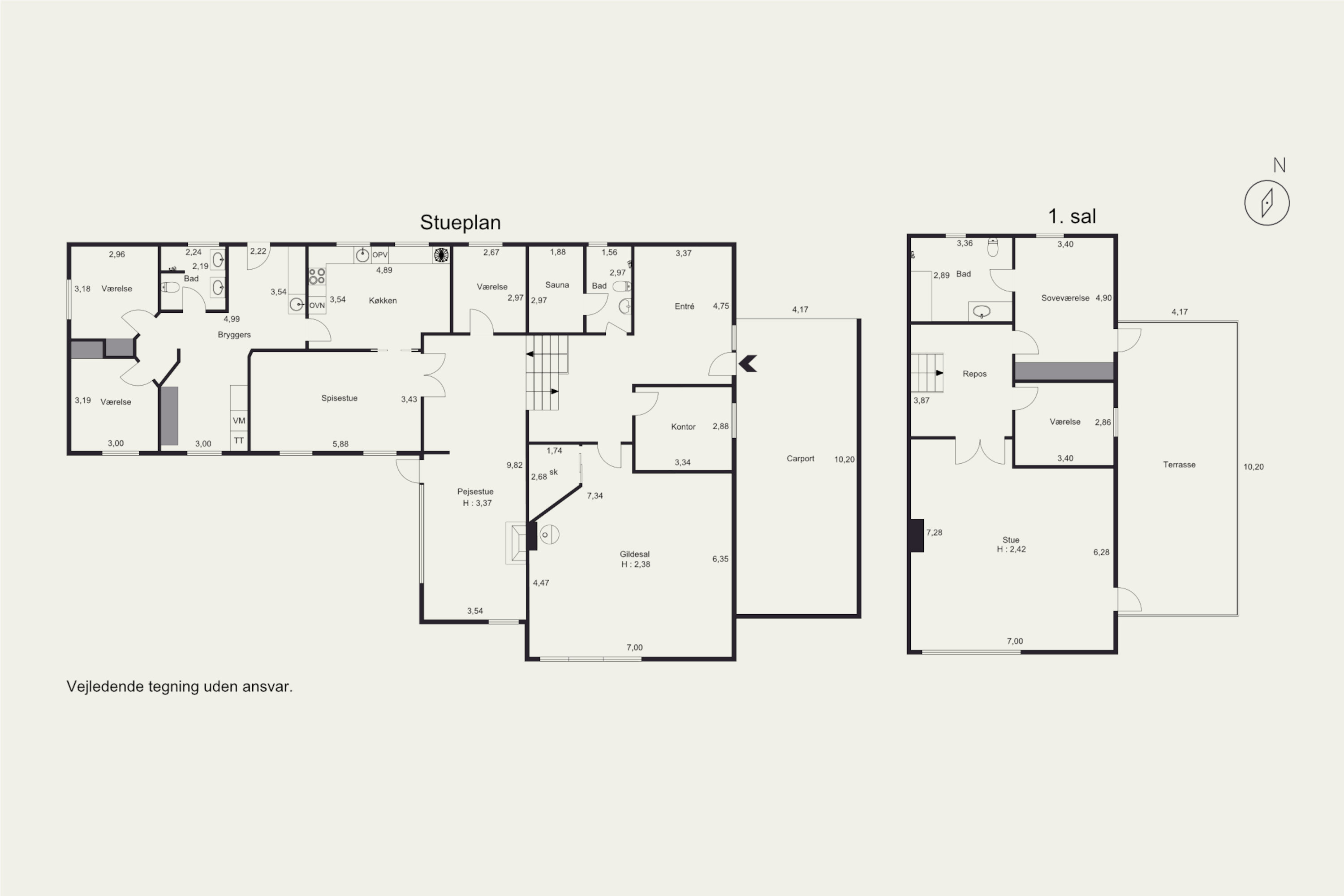 Plantegninger billede af Rørth Ellevej 28, Rørth, 8300 Odder