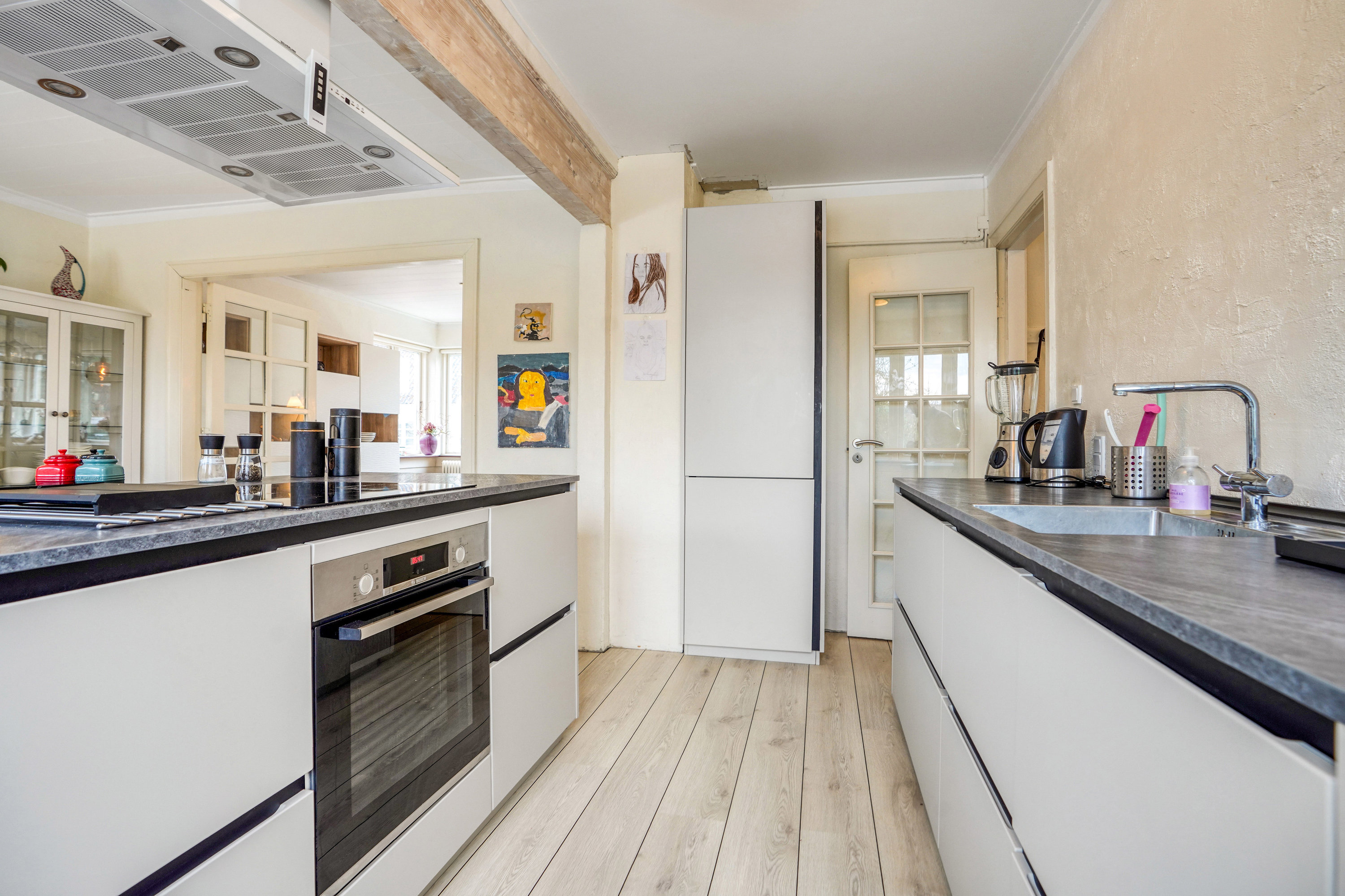 Fremhævet køkken billede i fuldskærmstilstand. Billede af Bannervej 23, Tommerup St, 5690 Tommerup