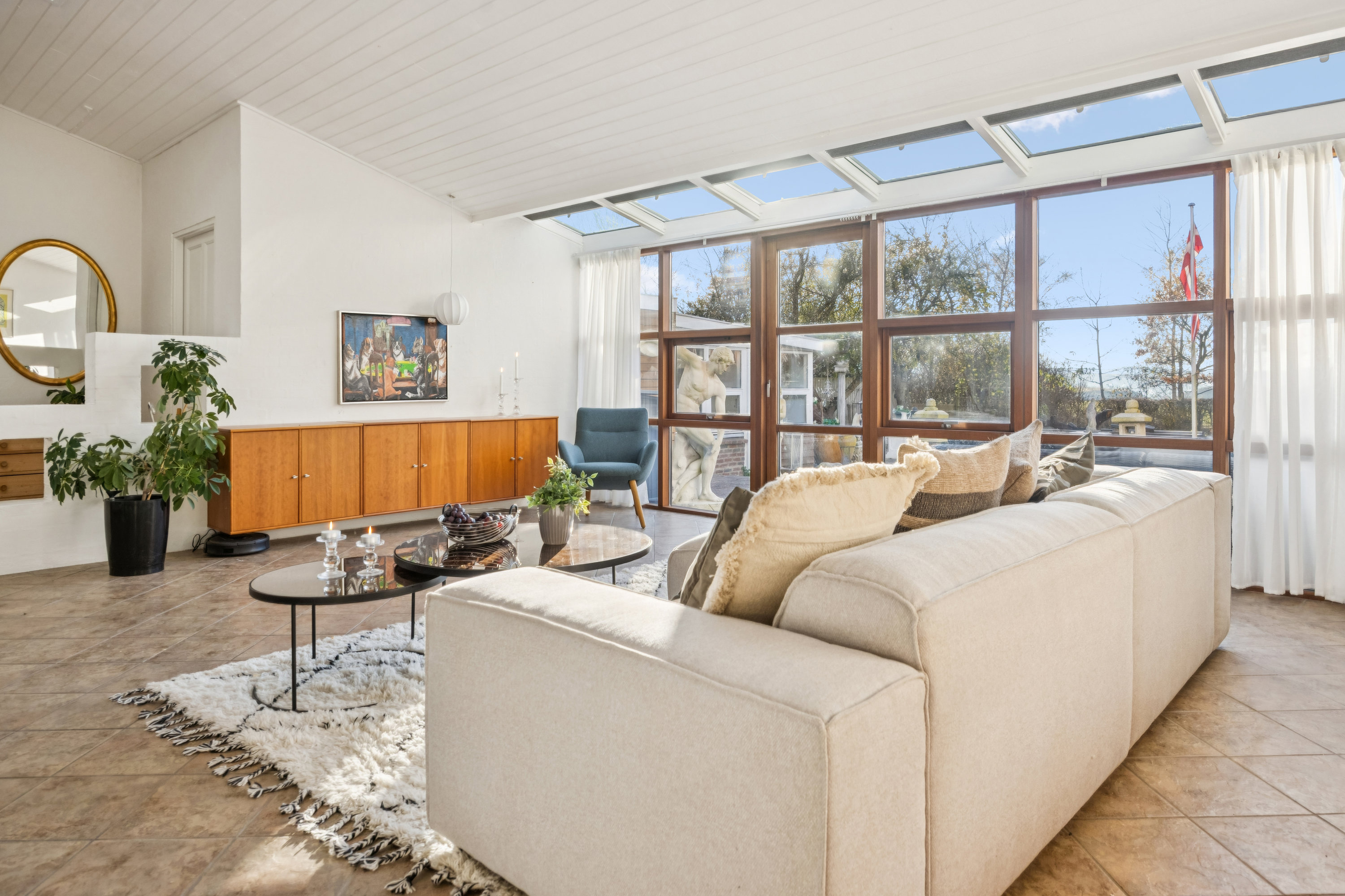 Fremhævet stue billede i fuldskærmstilstand. Billede af Thistedvej 34, 9400 Nørresundby